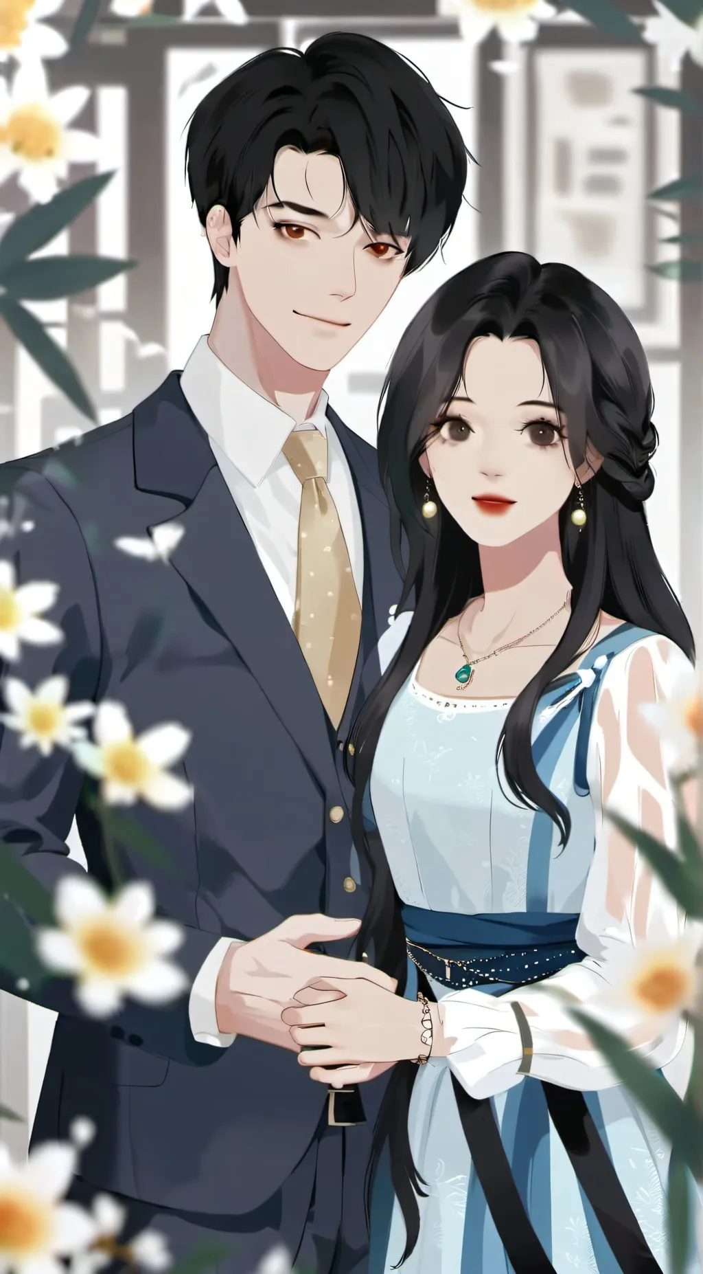 ai character: mom and dad background