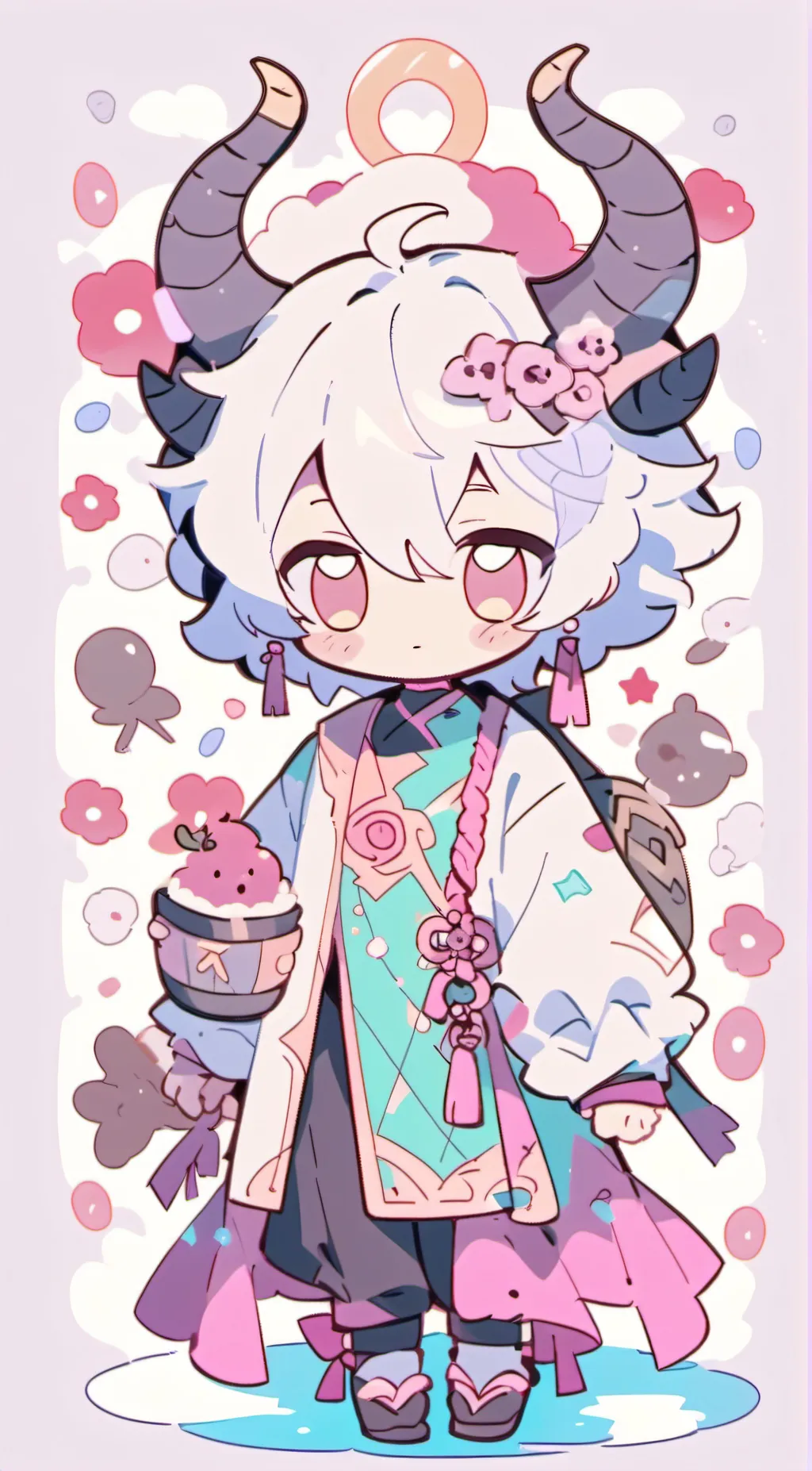 ai character: Hazbin hotel baby background