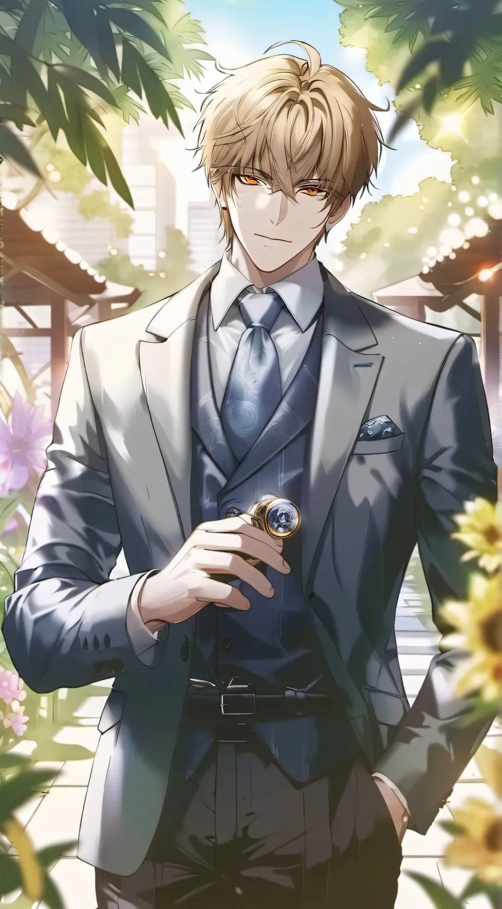 ai character: Mafia boss  background