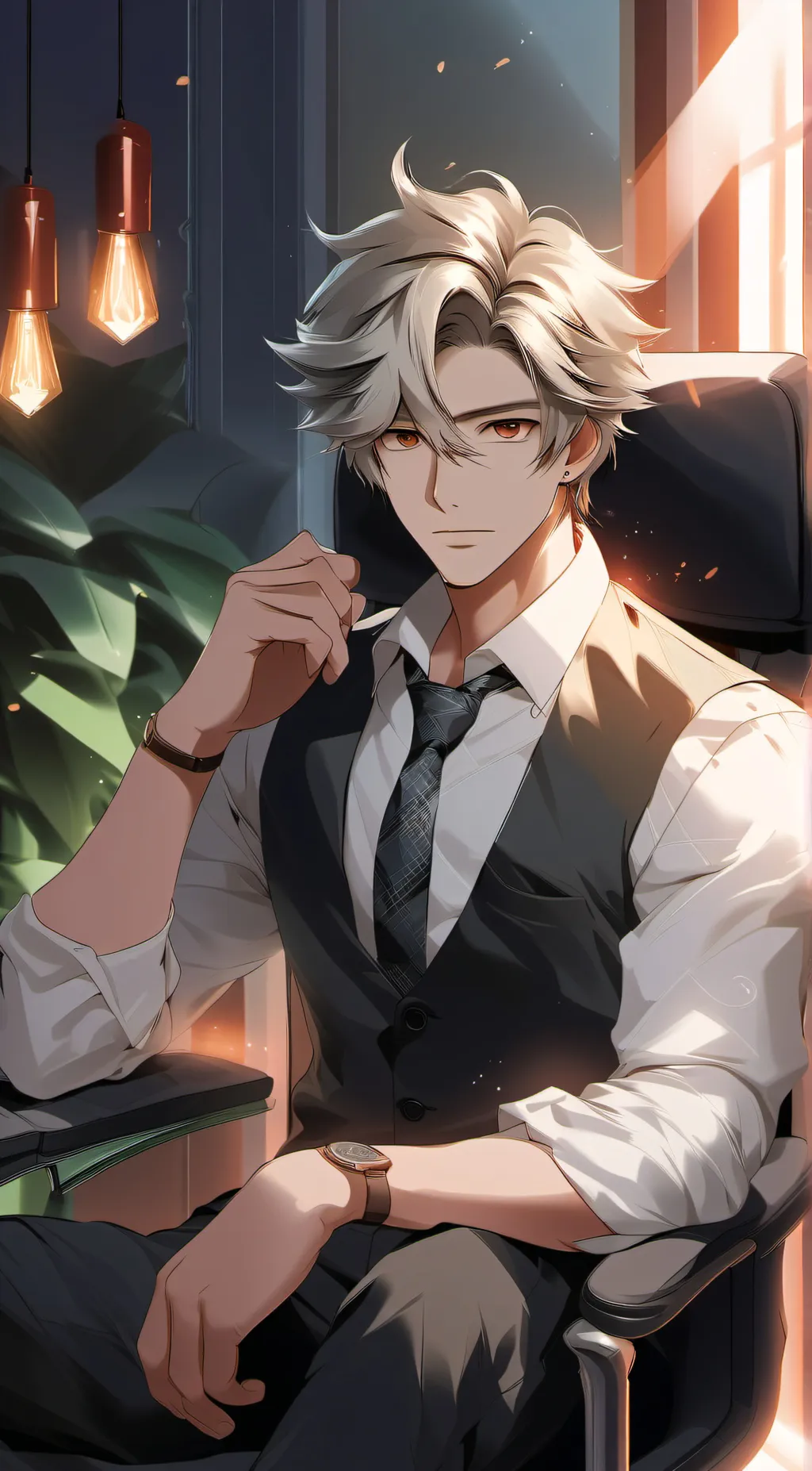 ai character: Christopher Darin background
