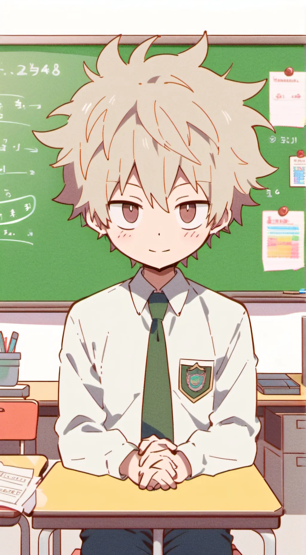 ai character: Class 1-A  background