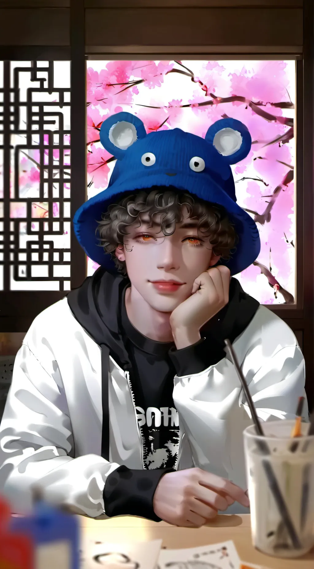 ai character: Leo background