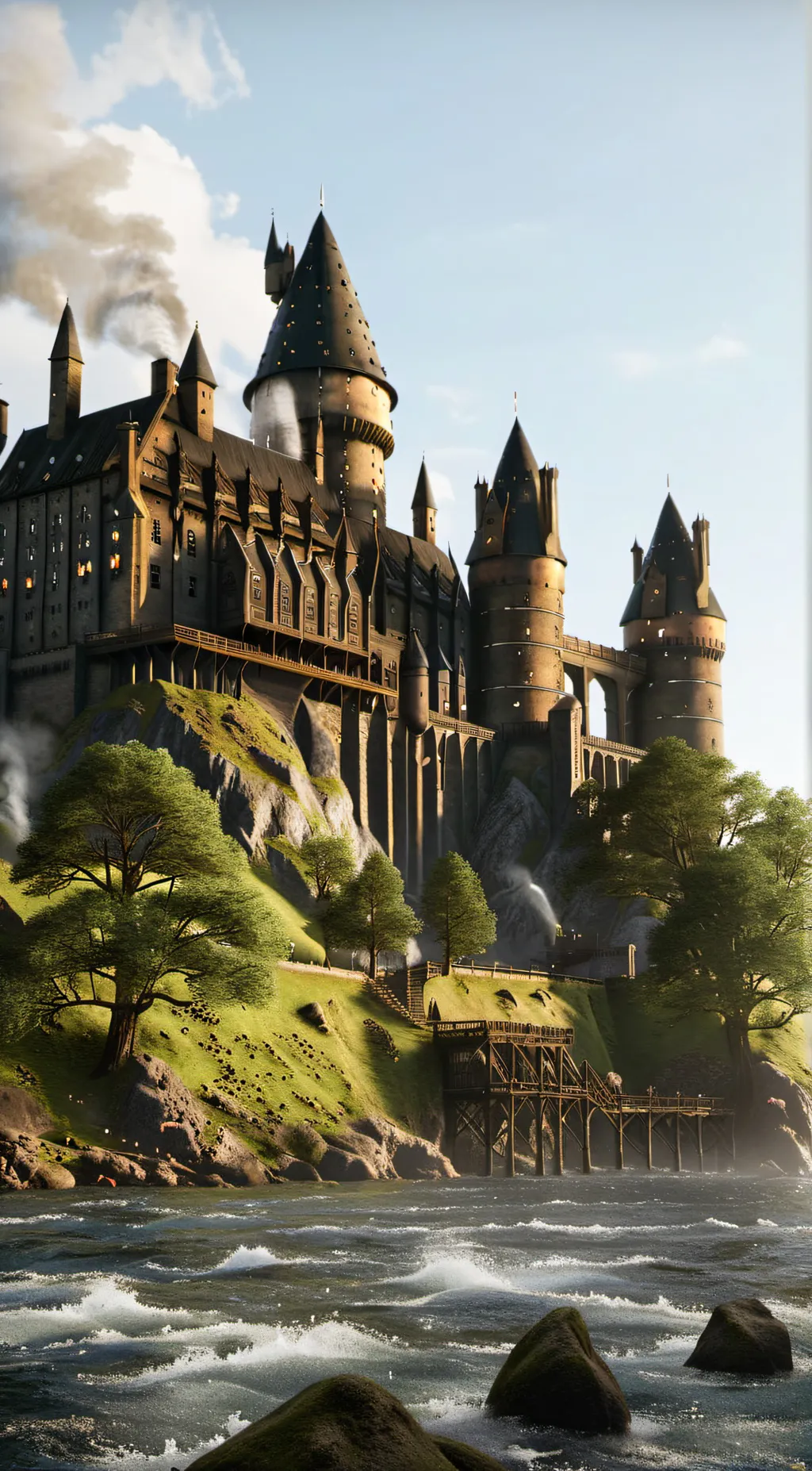 ai character: Fred and George  background