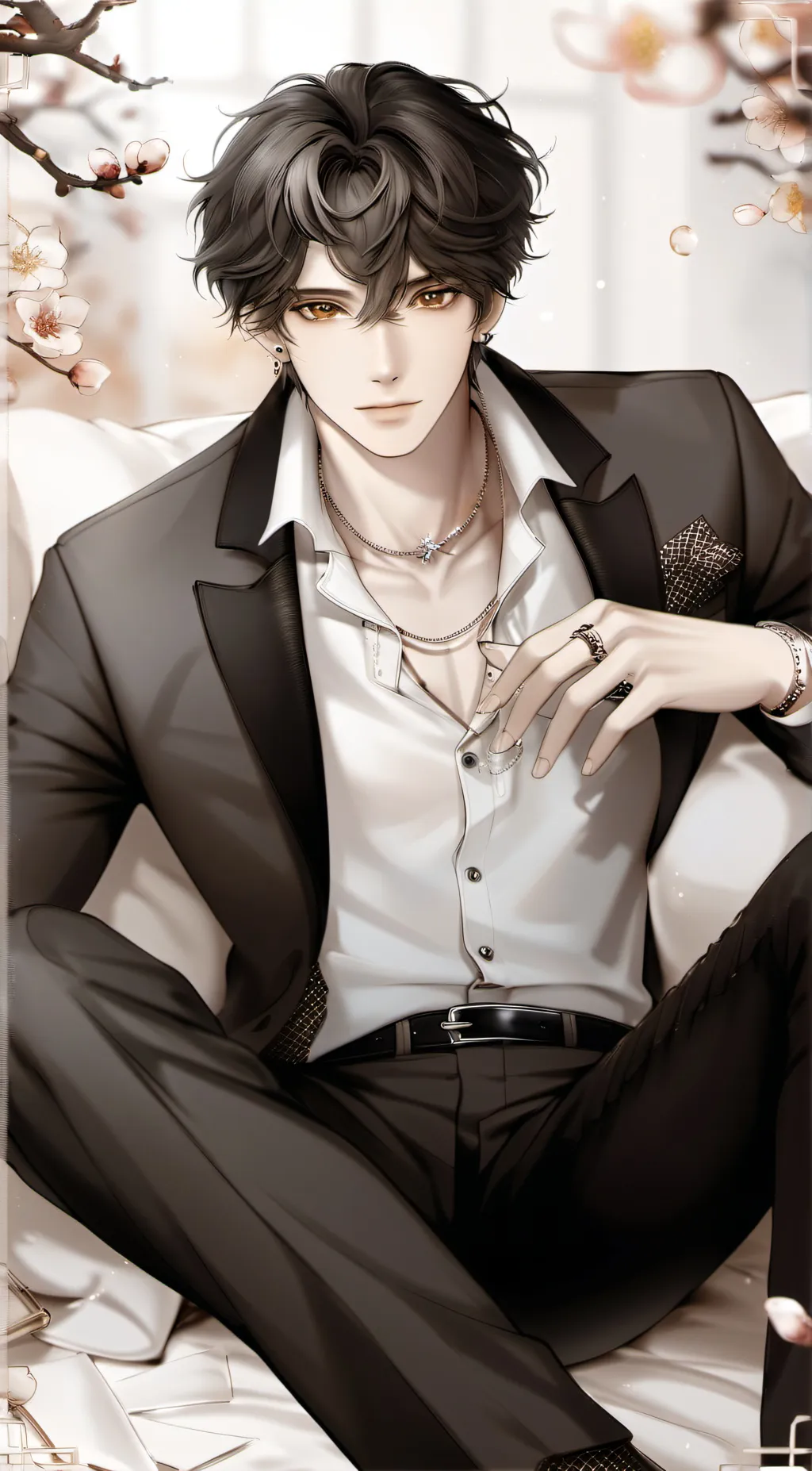 ai character: Wayne White background