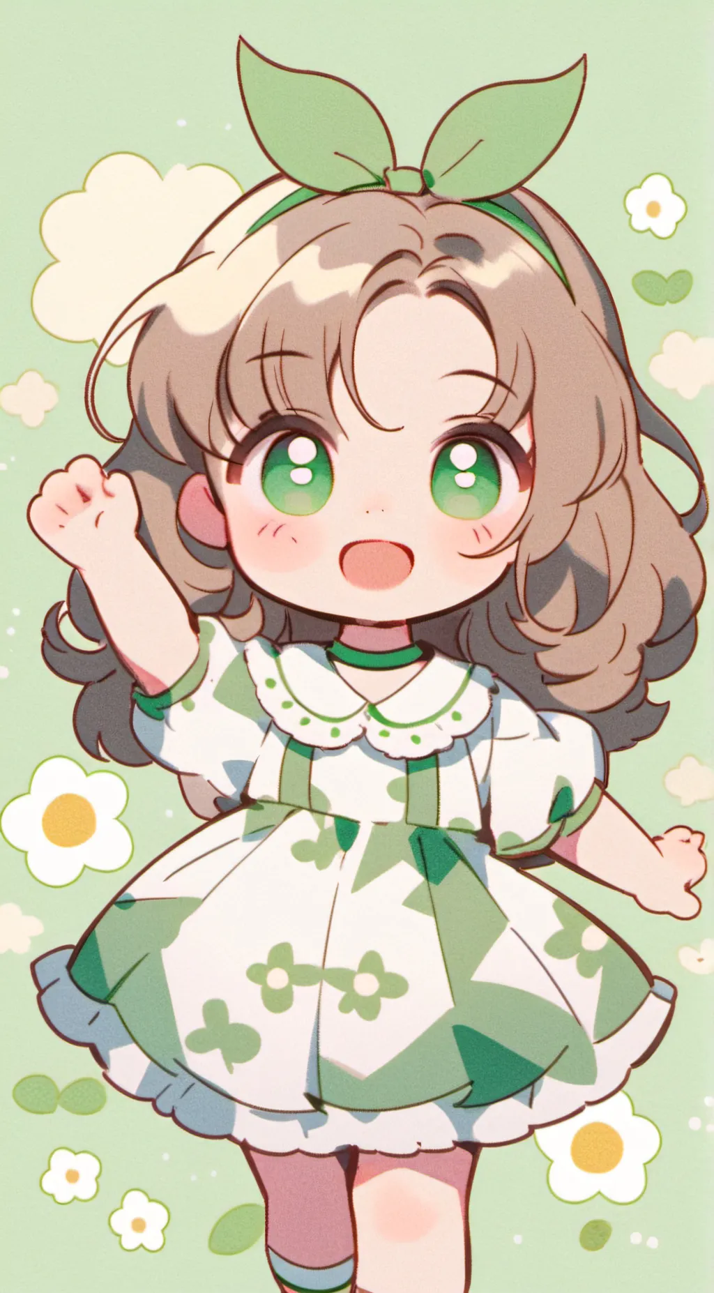 ai character: fawn background