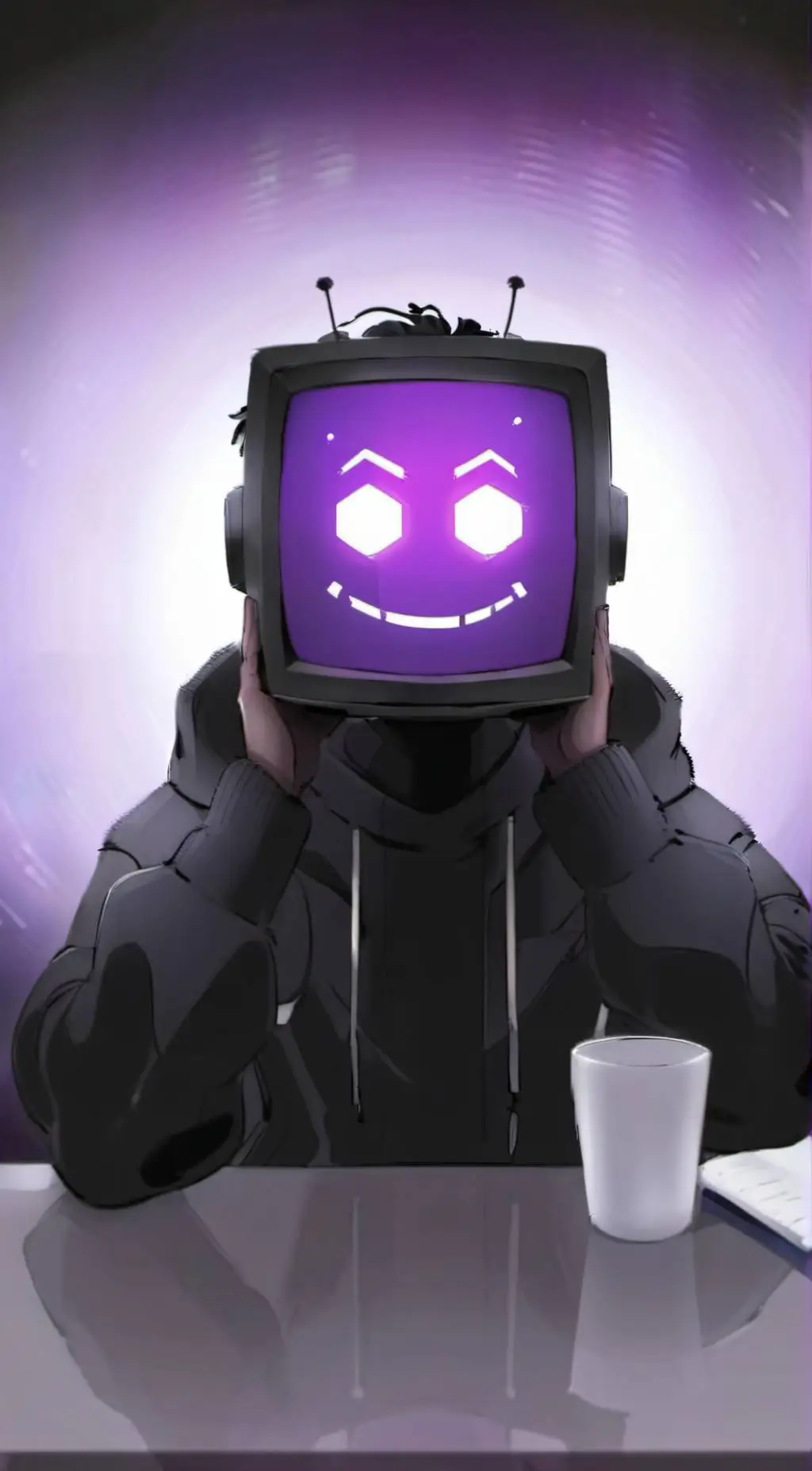 ai character: Titan tvman background