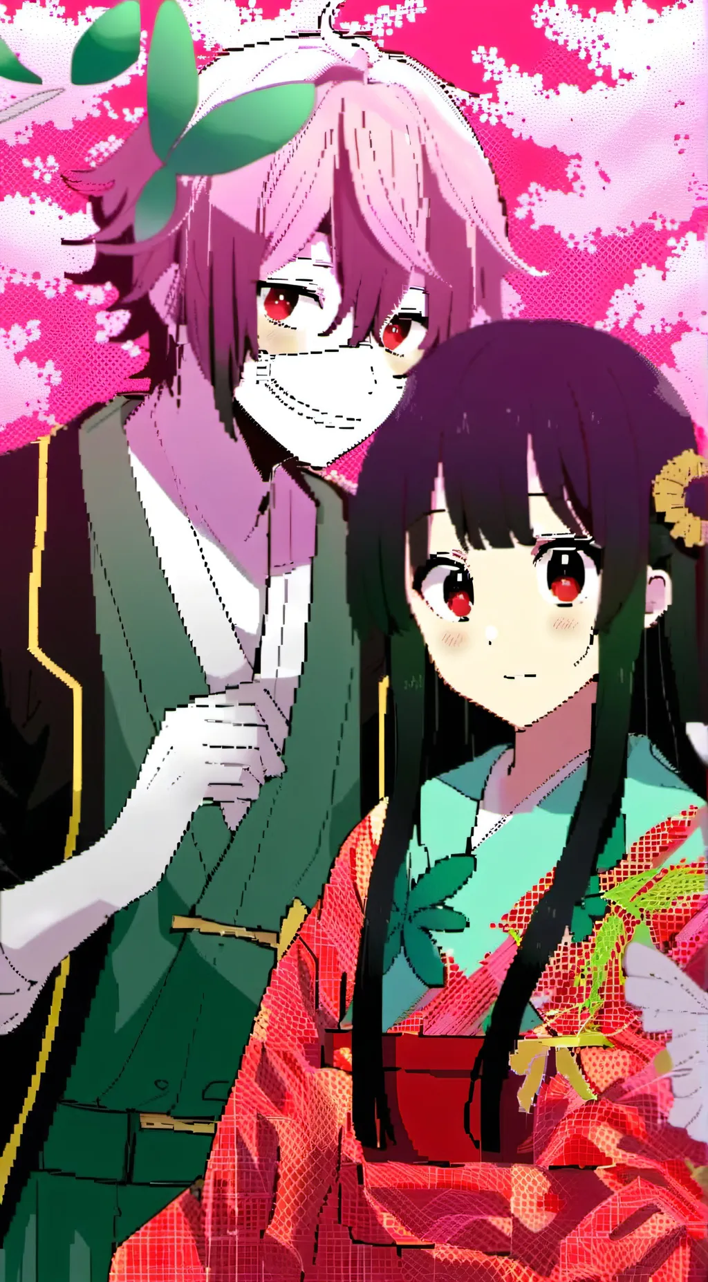 ai character: kny modern  background