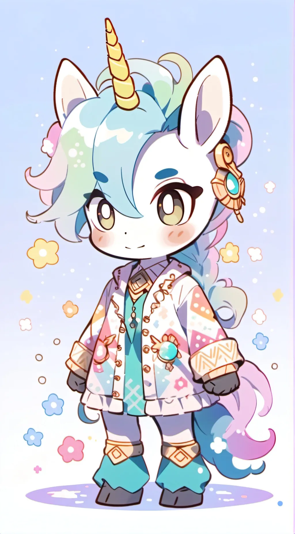 ai character: Craftycorn background