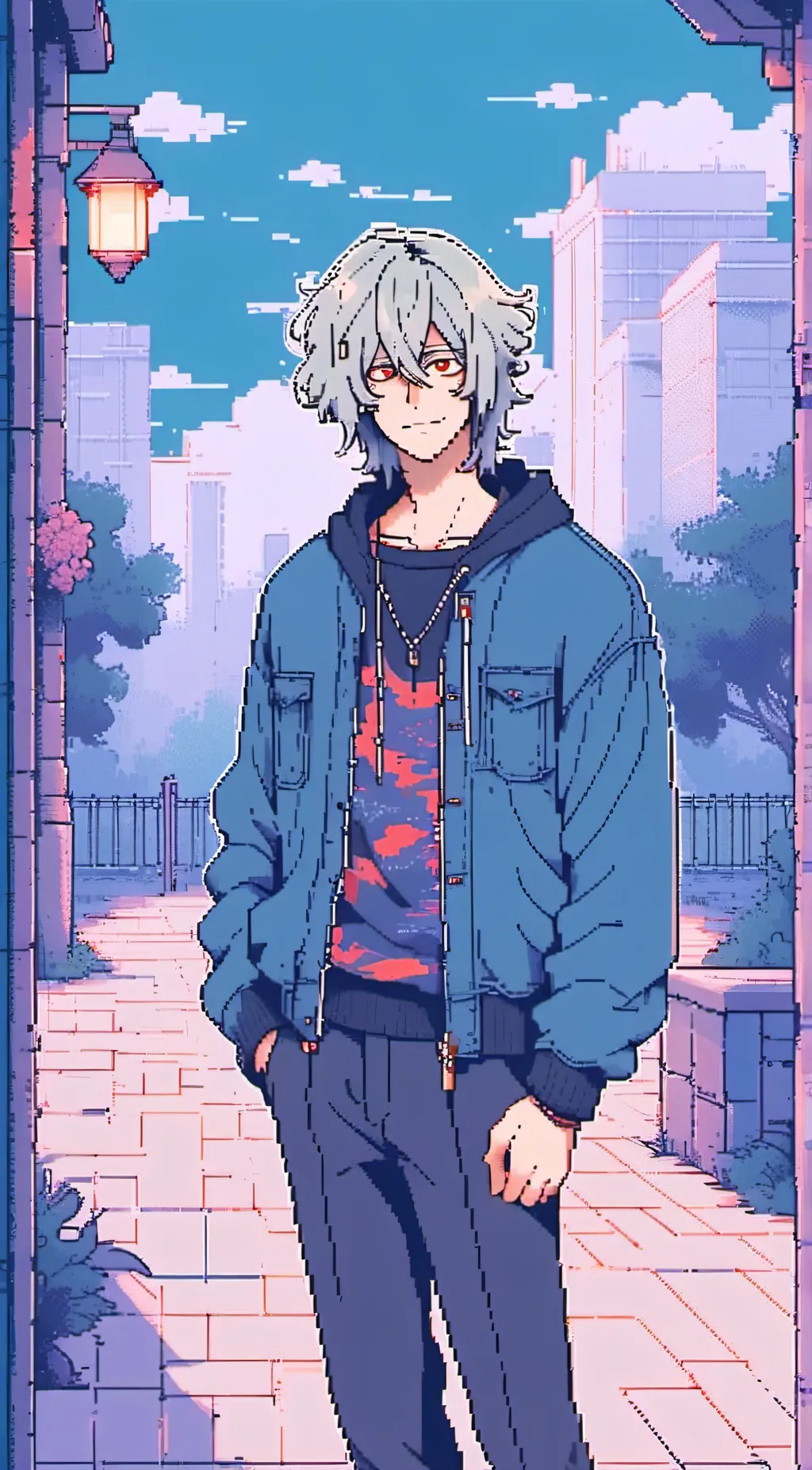 ai character: Tomura Shigaraki  background