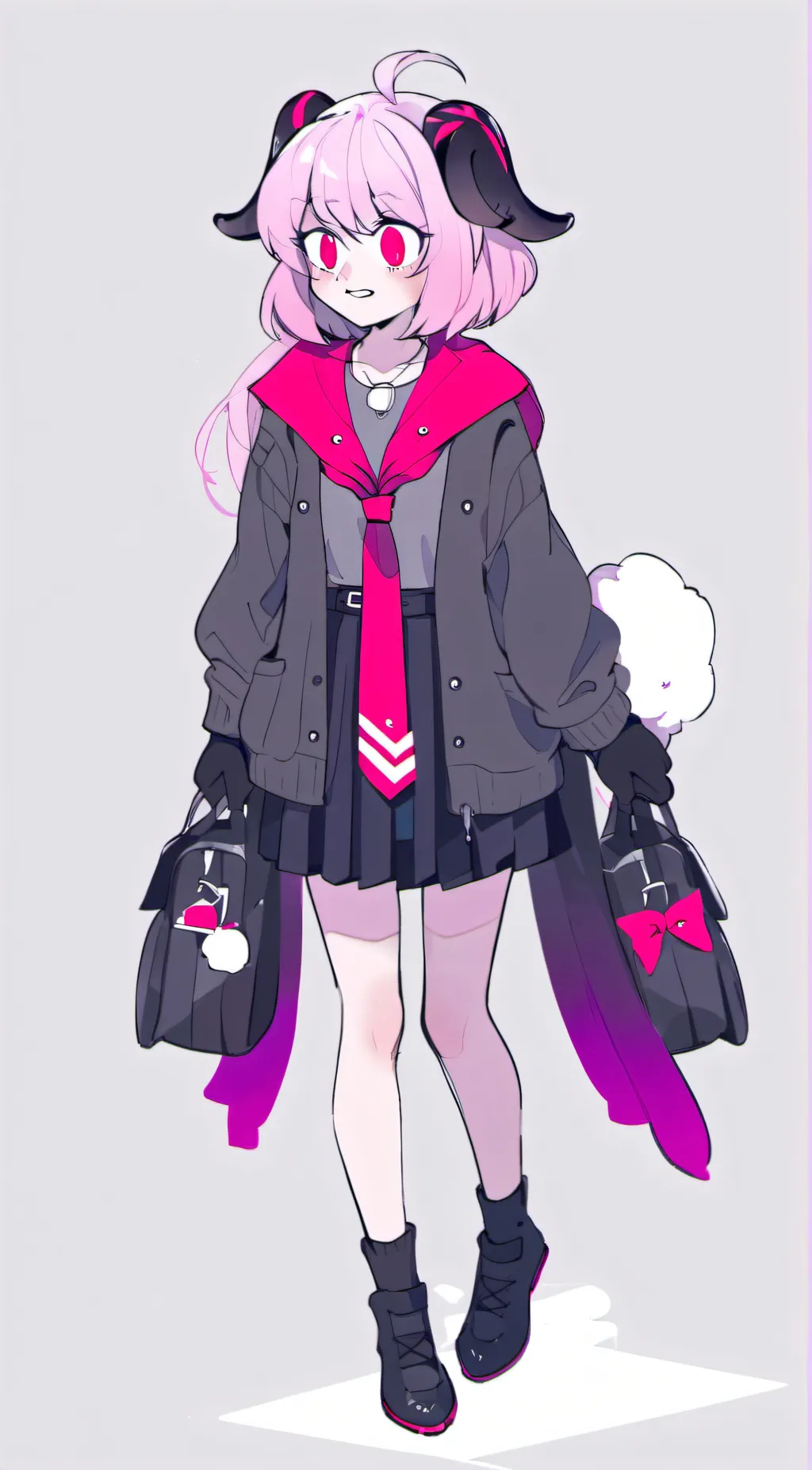 ai character: Chloe the goat background