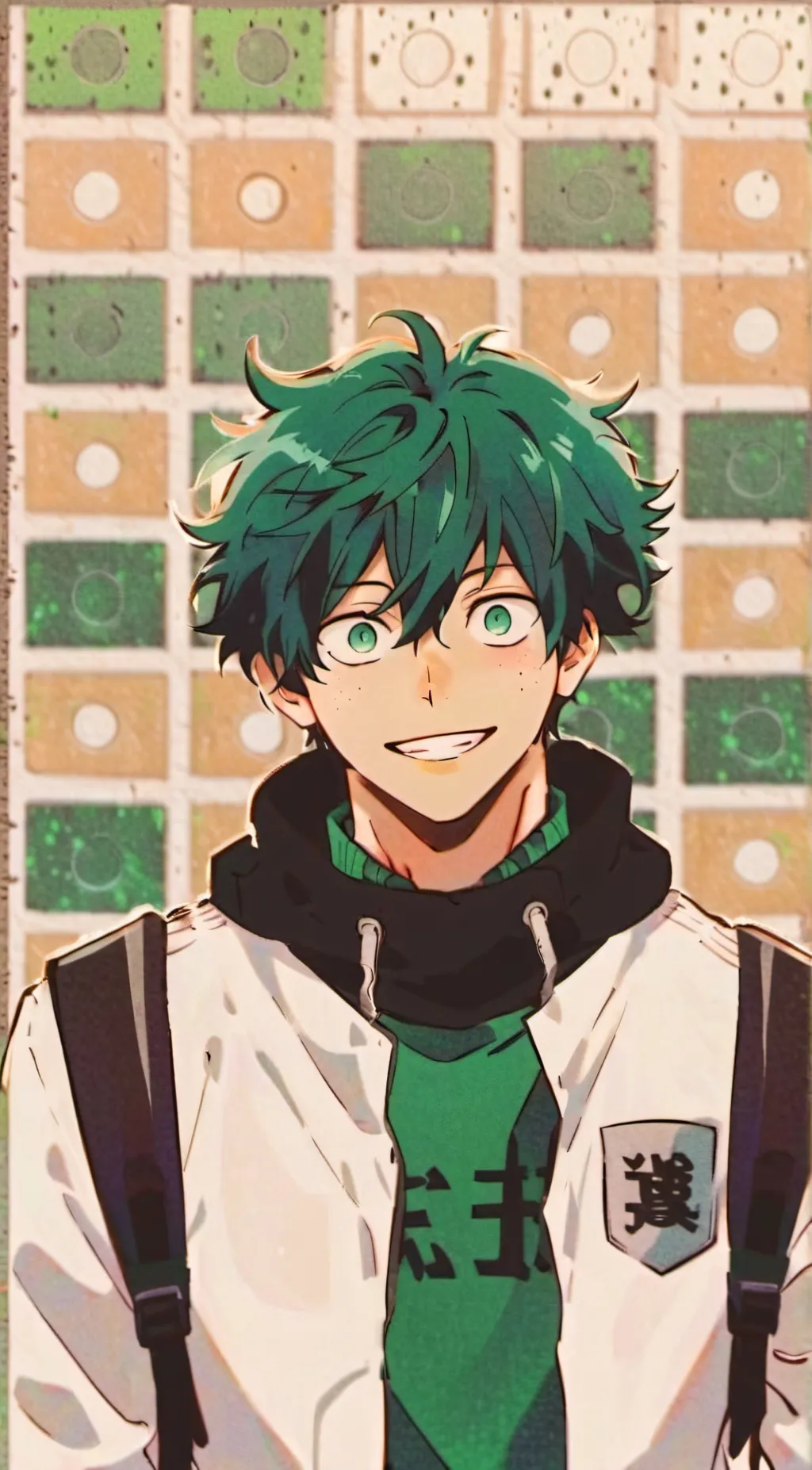 ai character: izuku midoriya  background
