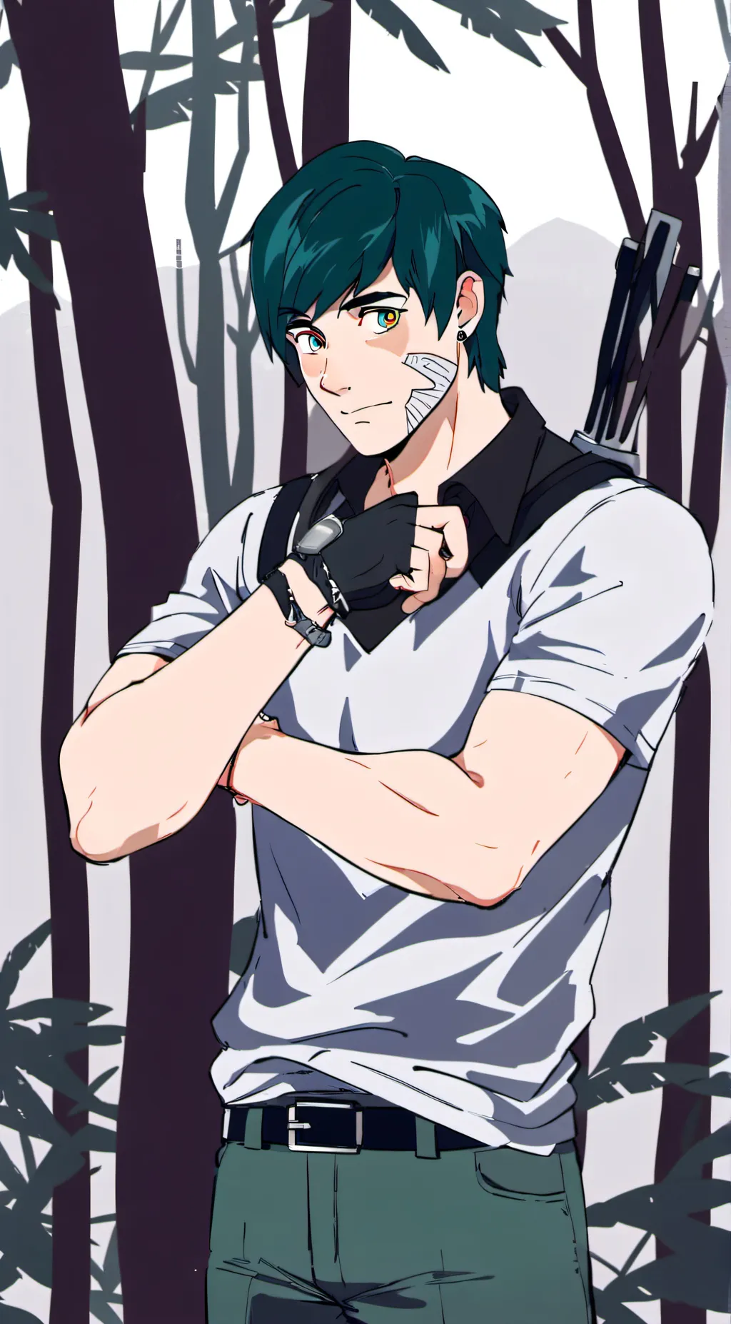 ai character: Human and Giant background