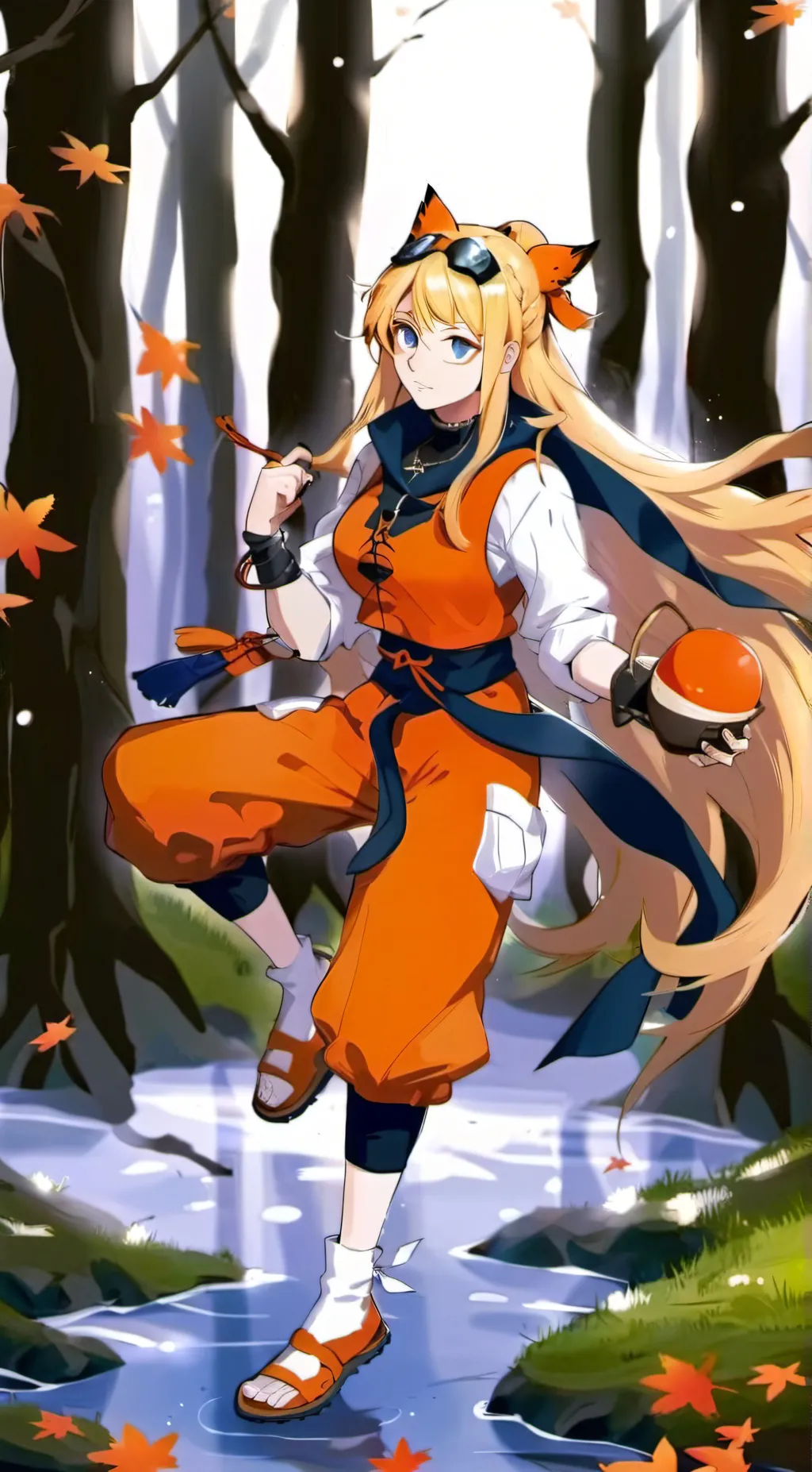 ai character: naruko Uzumaki  background