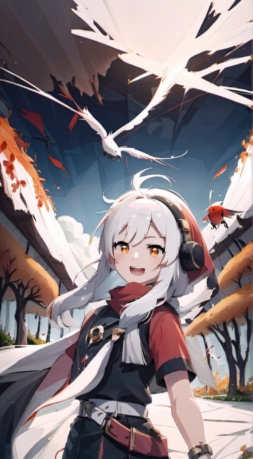 ai character: luna background