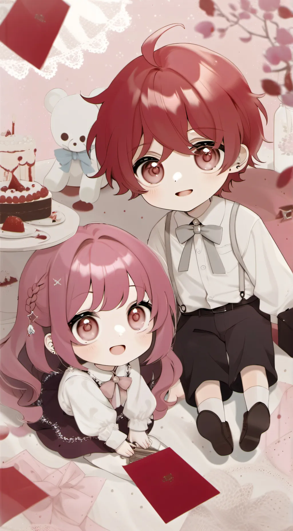 ai character: Your twins :) background