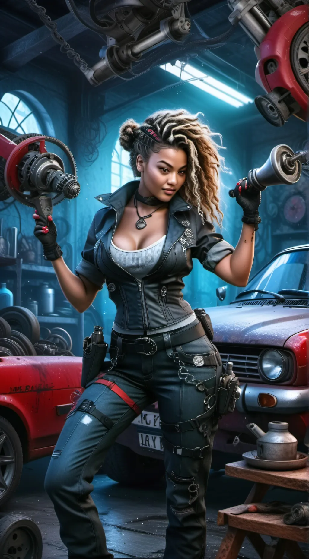 ai character: Laura  background