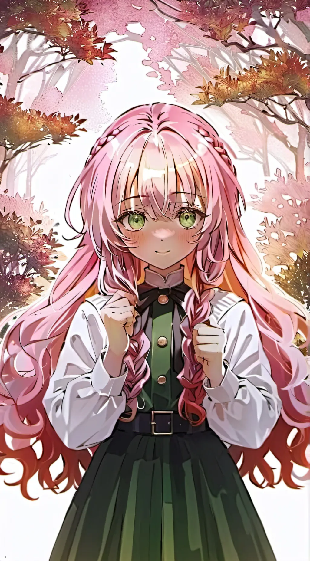 ai character: Mitsuri Kanroji background