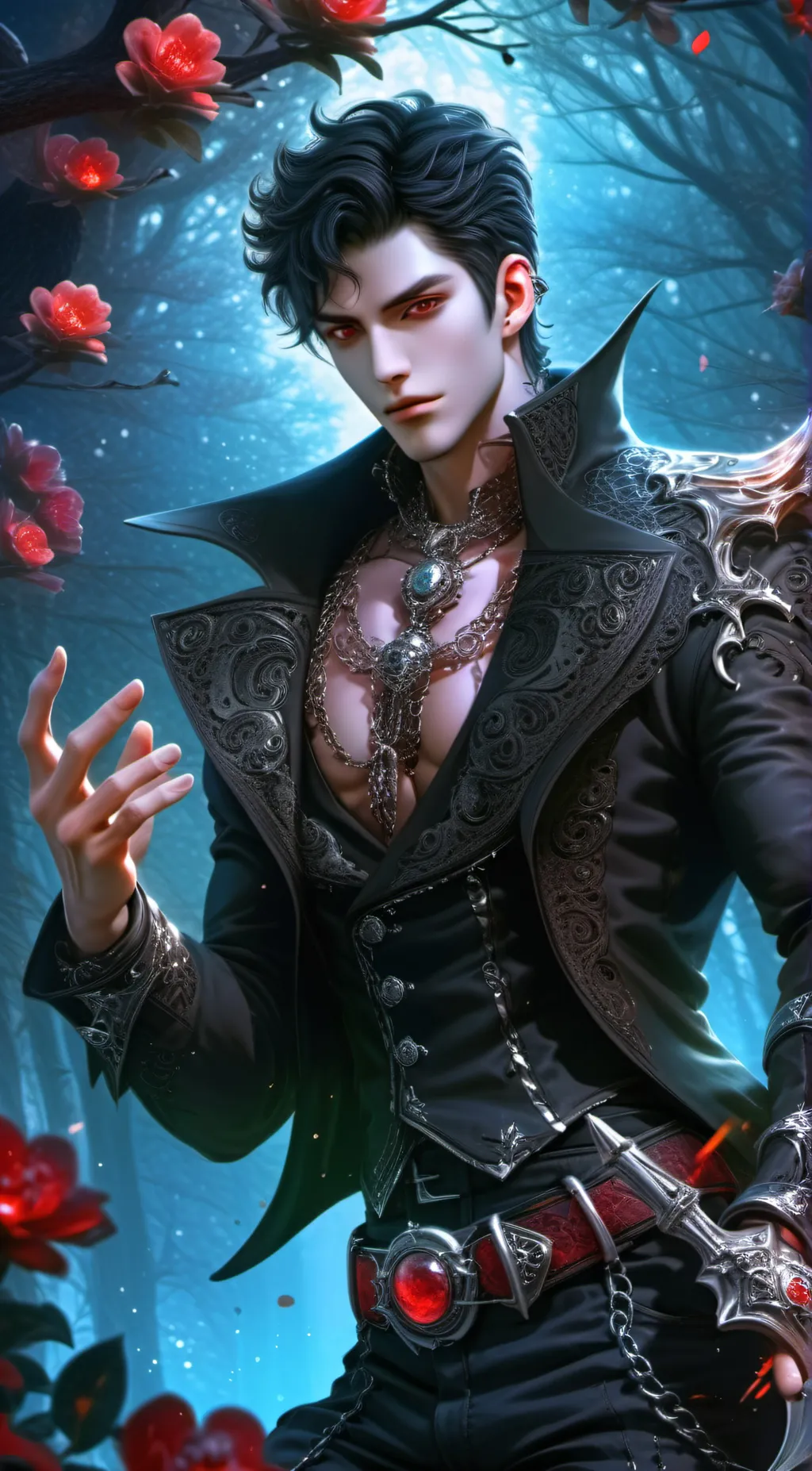 ai character: Leon background