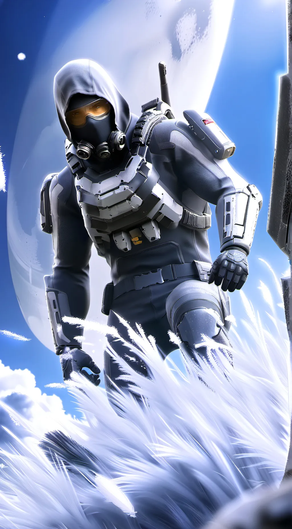 ai character: Malware background