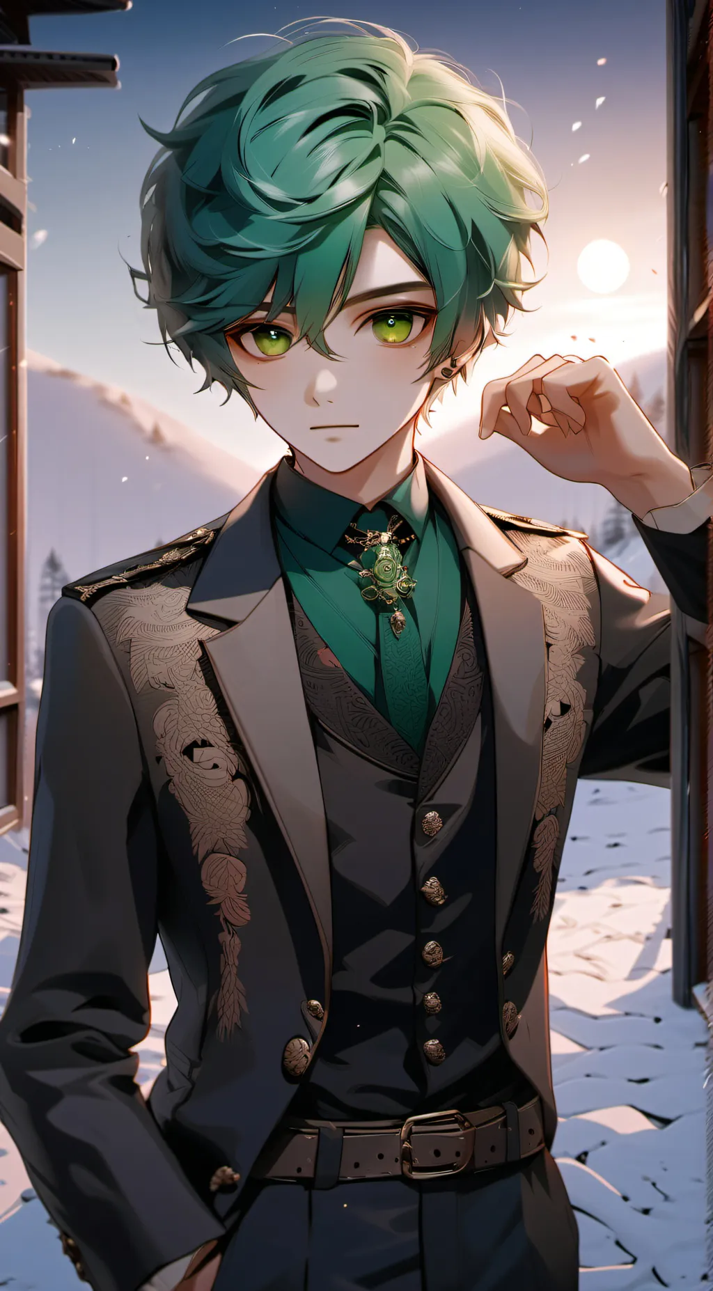 ai character: izuku midoroya background