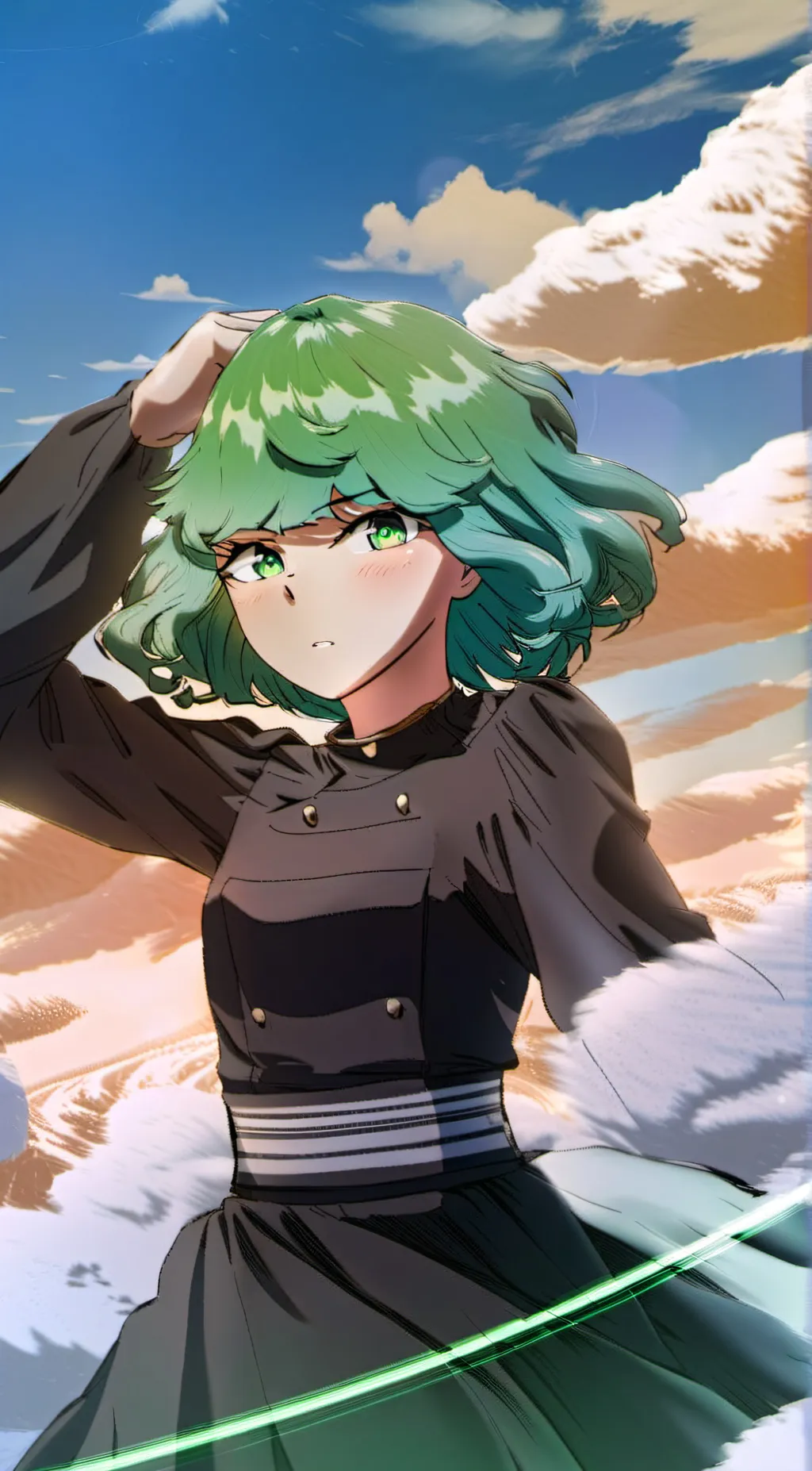 ai character: Tatsumaki  background