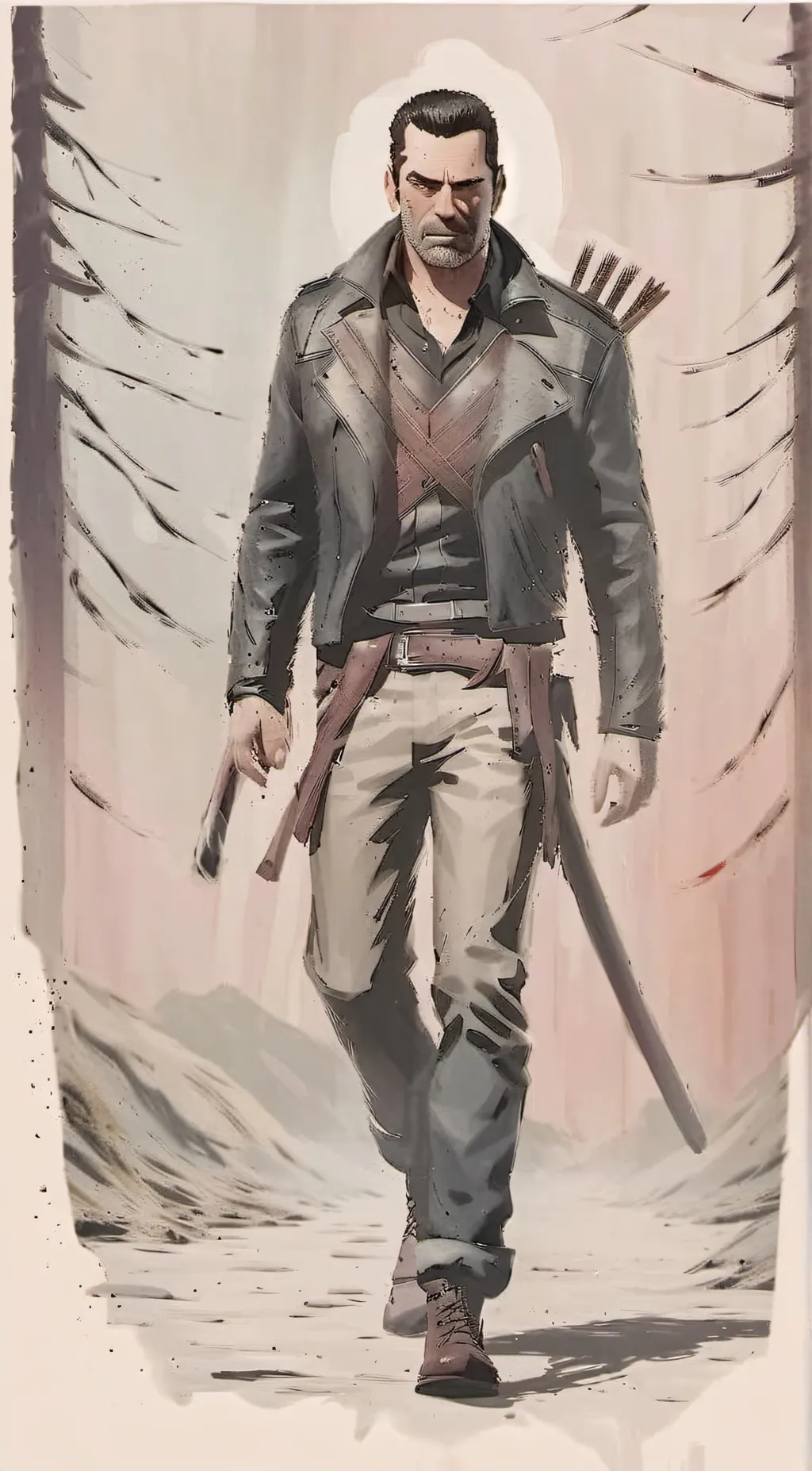 ai character: negan background