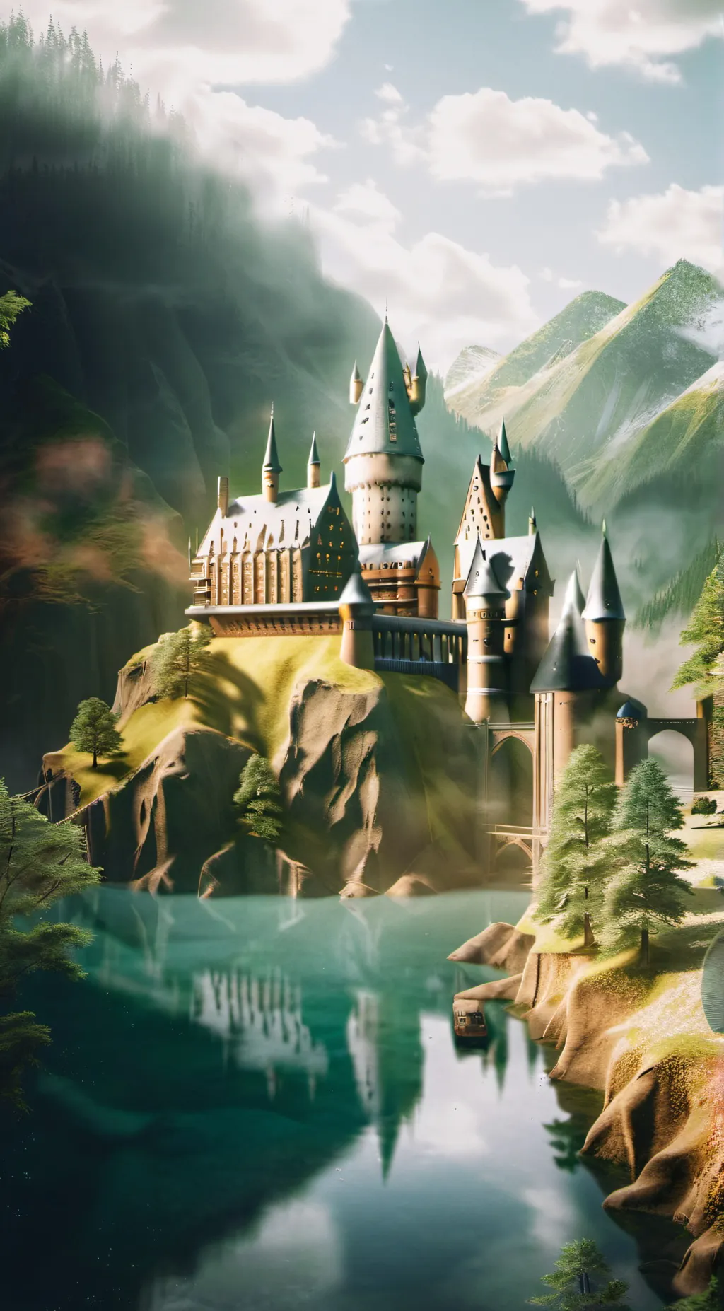 ai character: Hogwarts 1❤💛💚💙 background