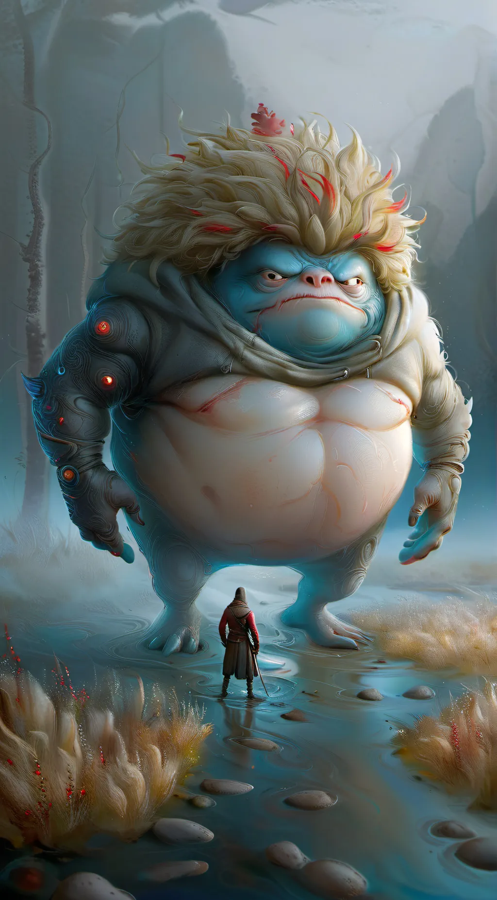 ai character: fatty ratty background