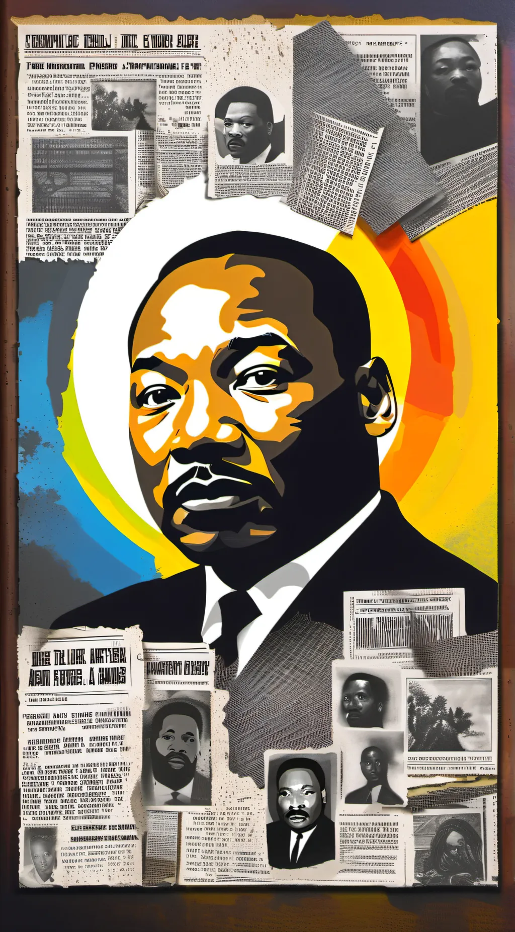 ai character: Martin Luther King background