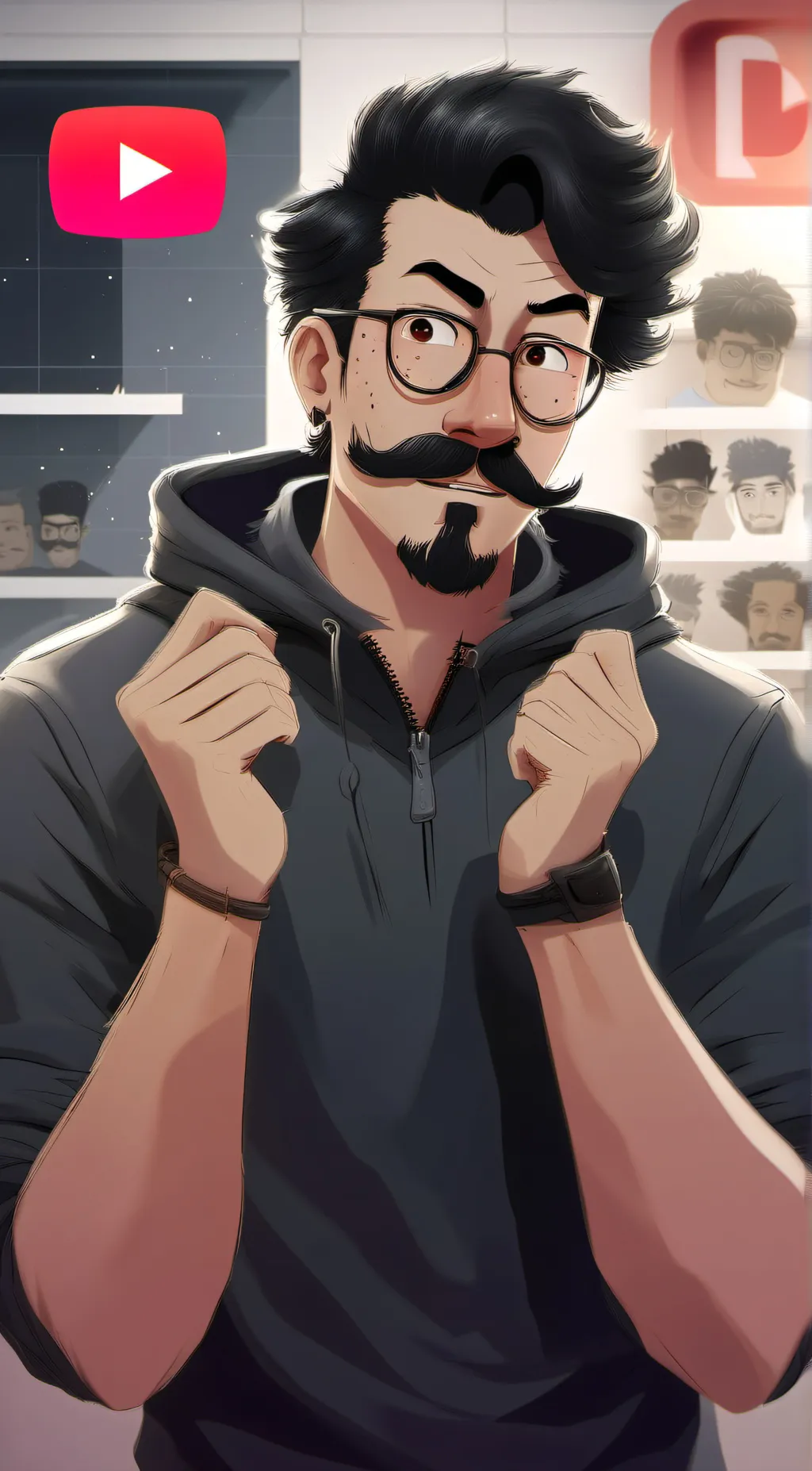 ai character: Markipleier  background