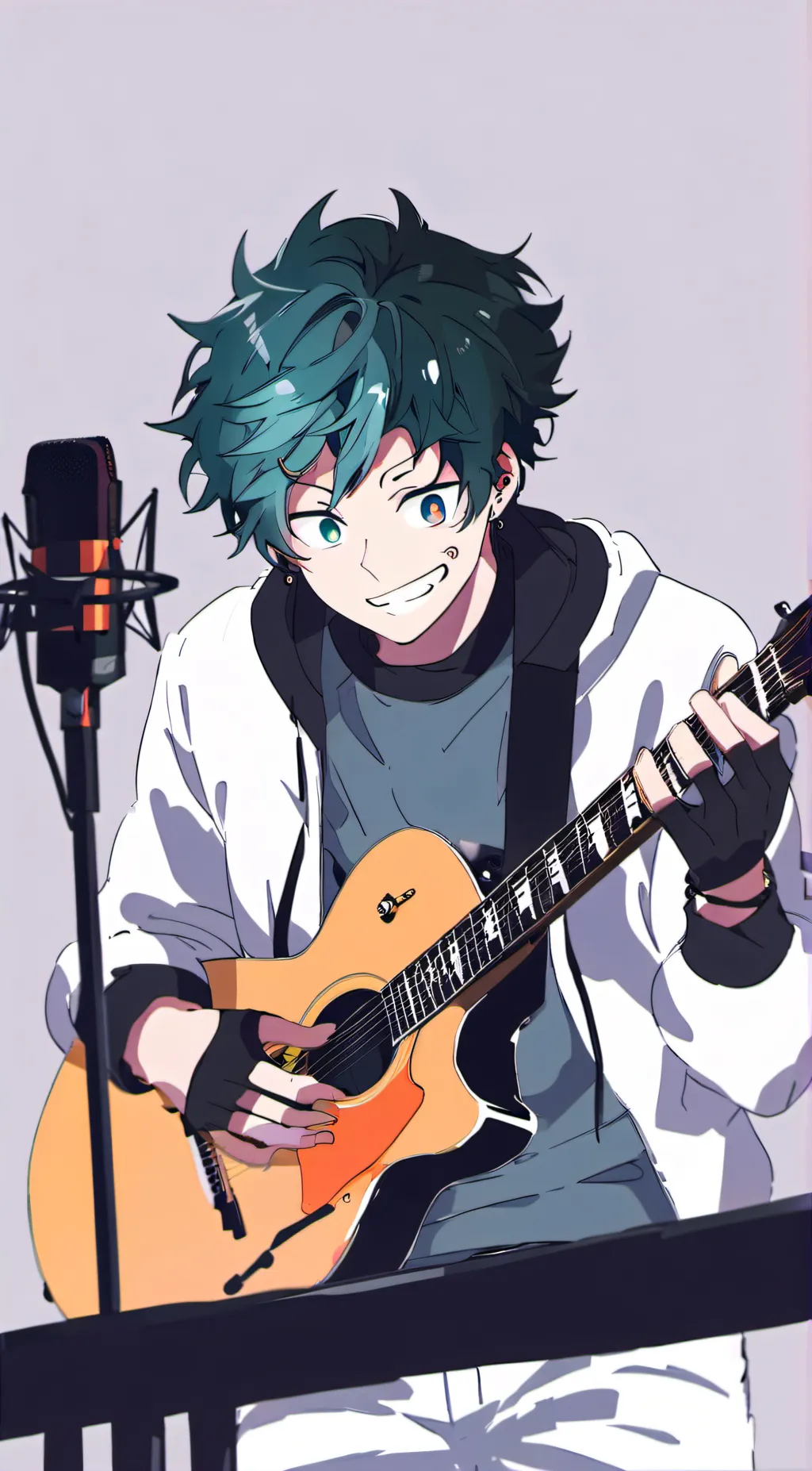 ai character: singer deku / you background