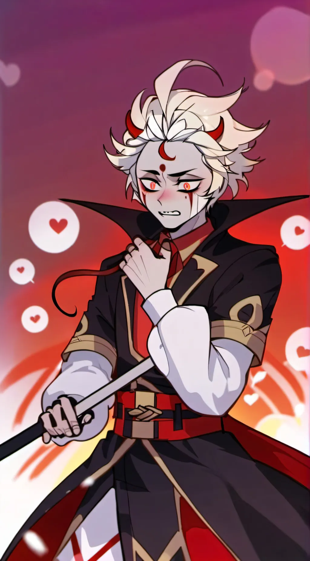 ai character: Lucifer  background