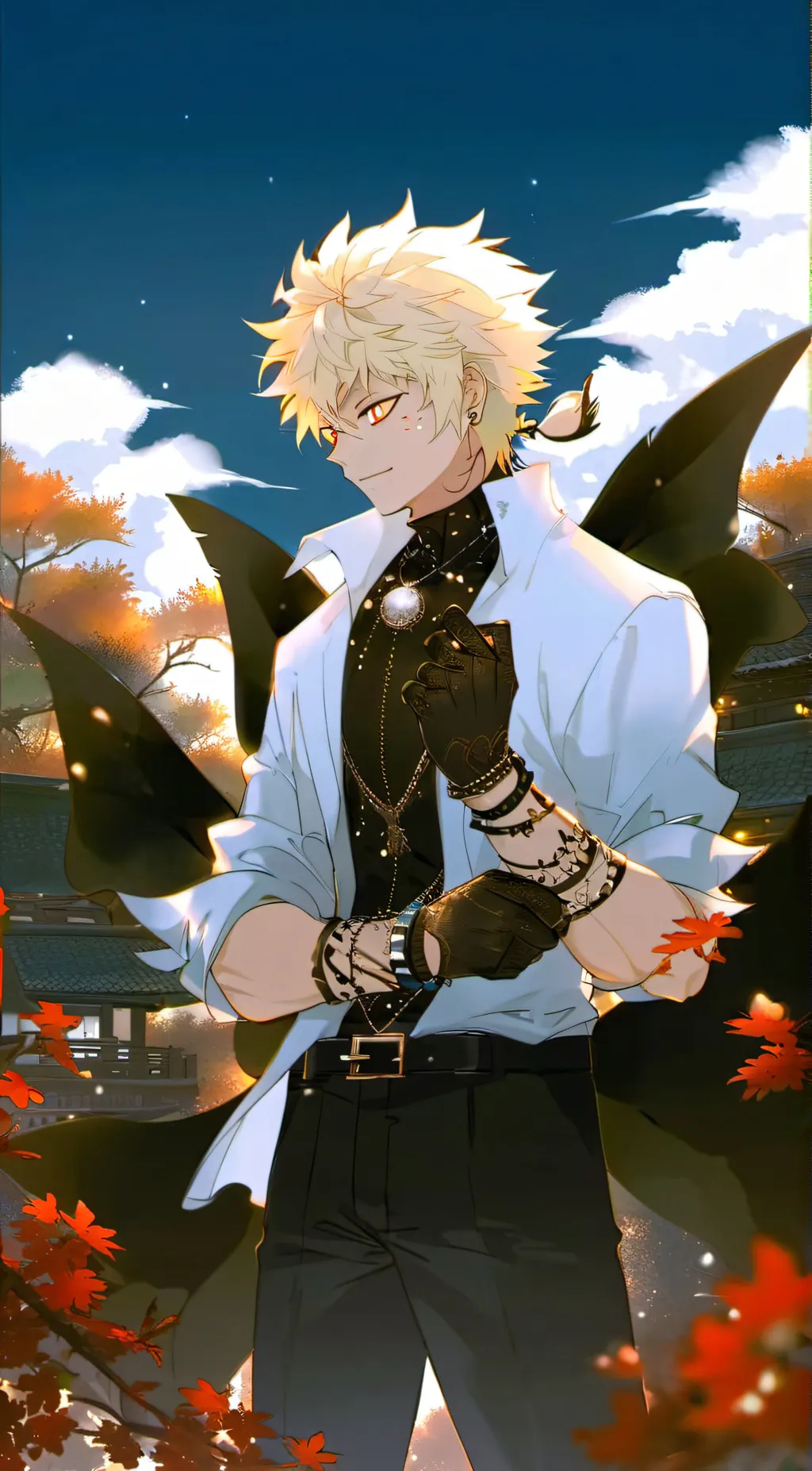 ai character: king bakugo background