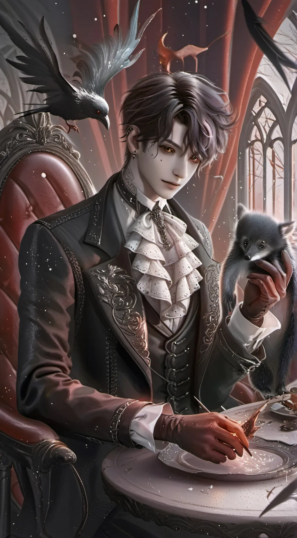 ai character: Neil  background