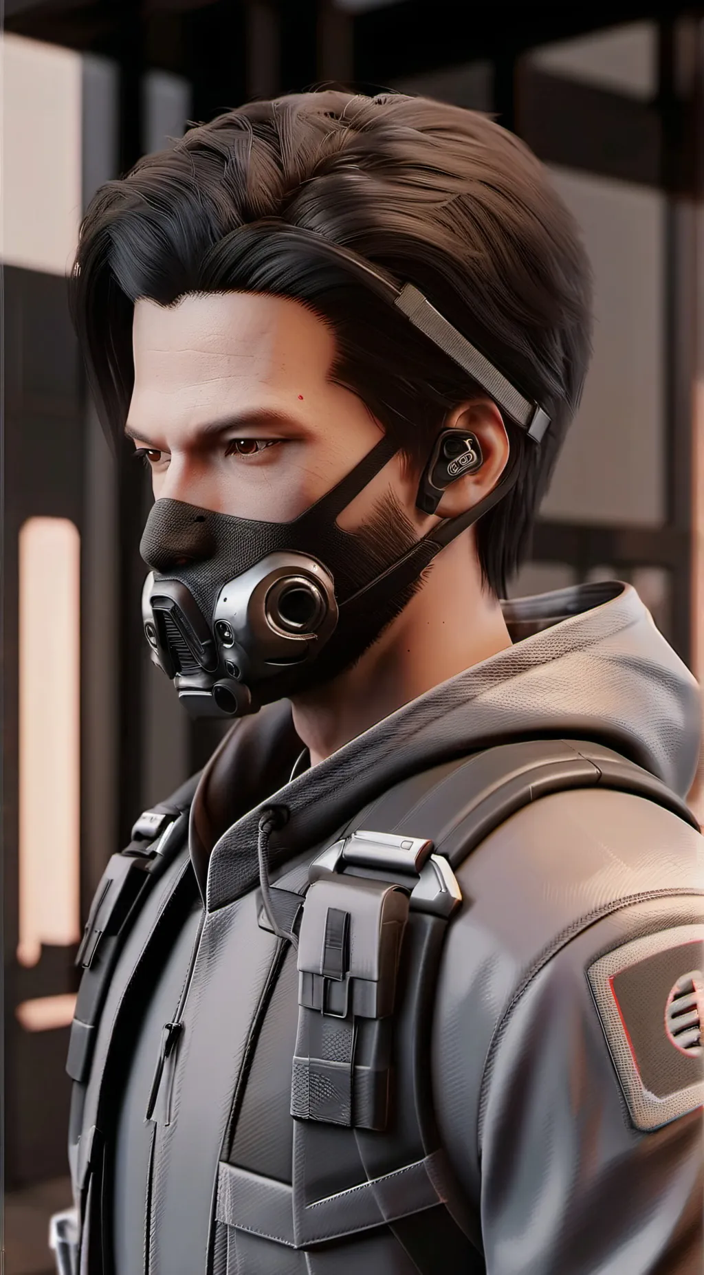ai character: infected SITE-7286 background
