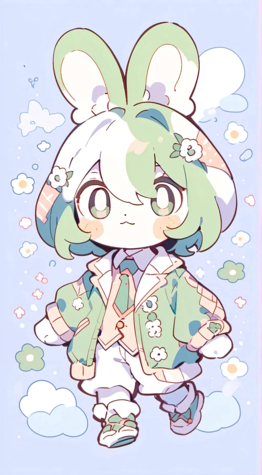 ai character: hoppy hopscotch background
