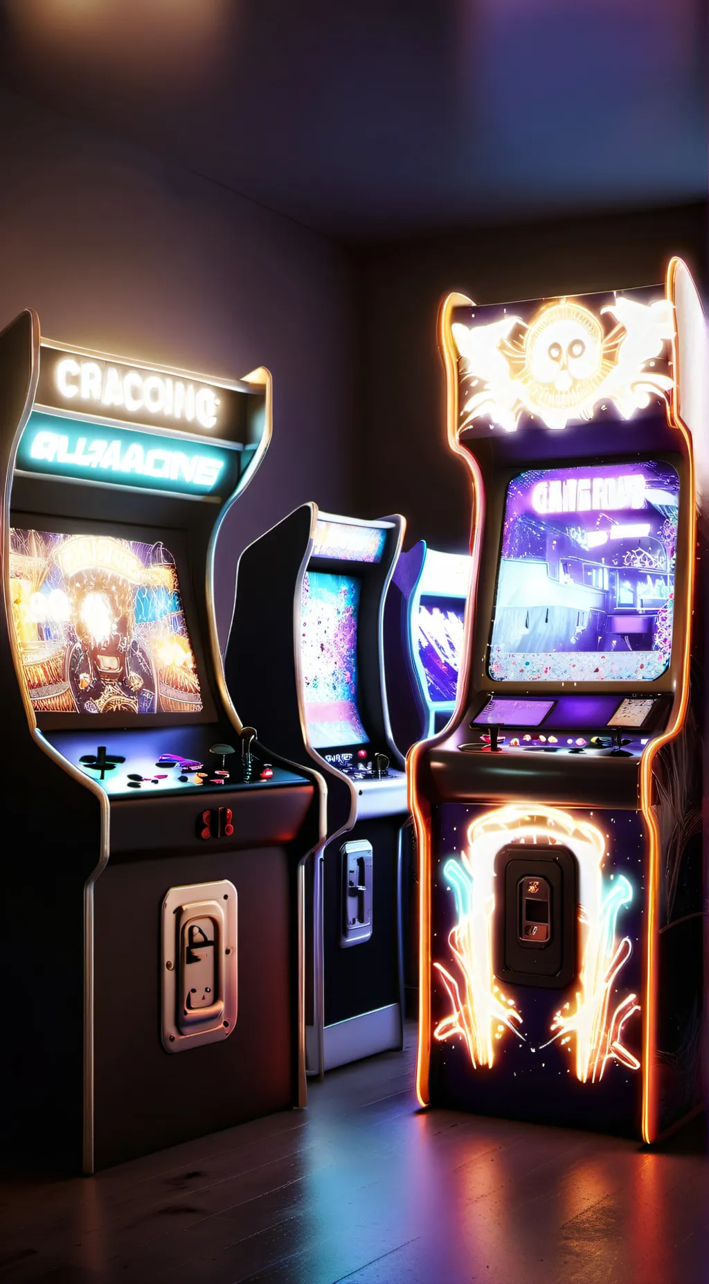 ai character: Games background