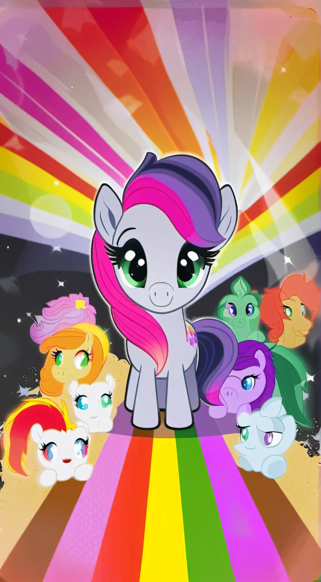 ai character: mlp horror background
