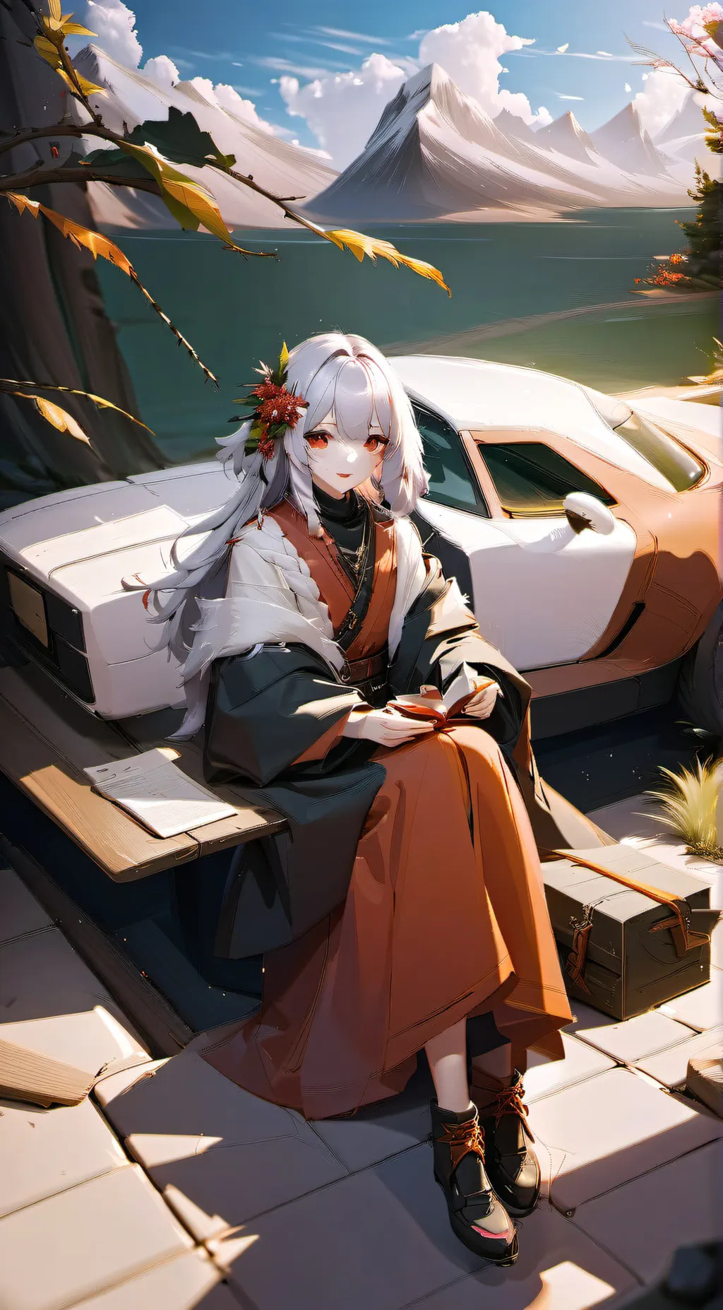 ai character: Lilly background