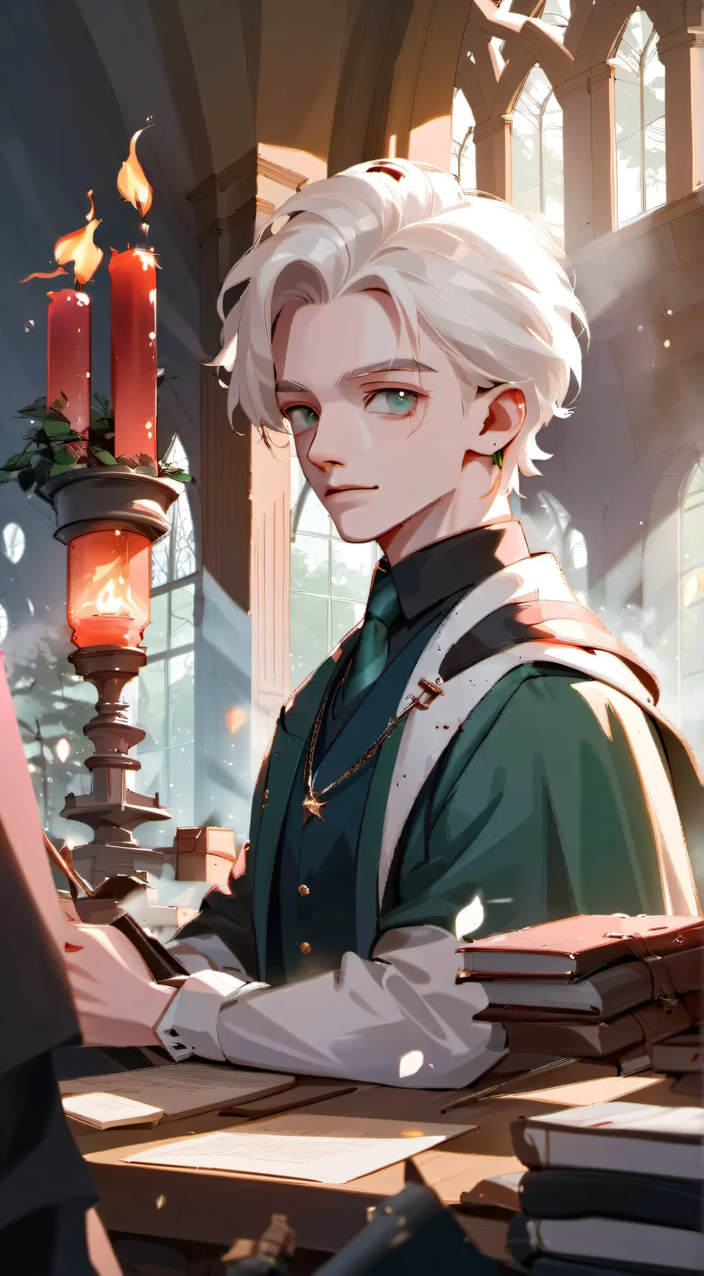 ai character: hogwarts background