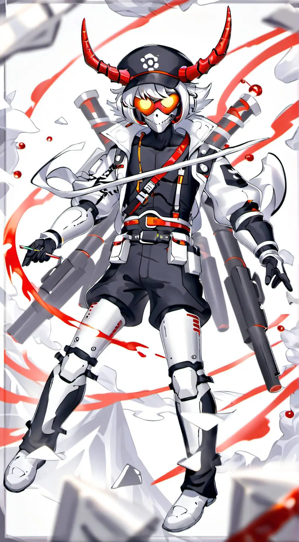 ai character: Murder drones background