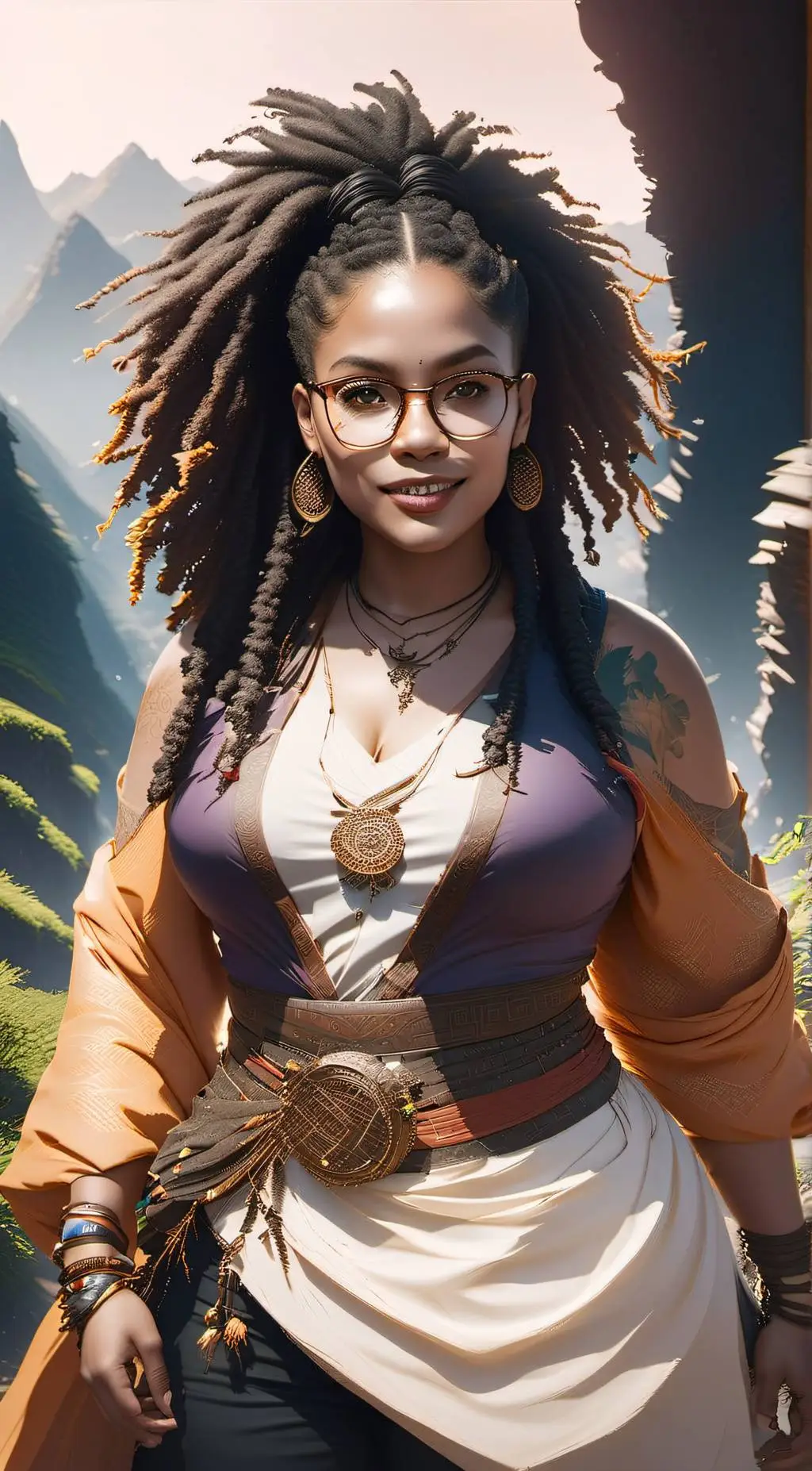 ai character: Jackie  background