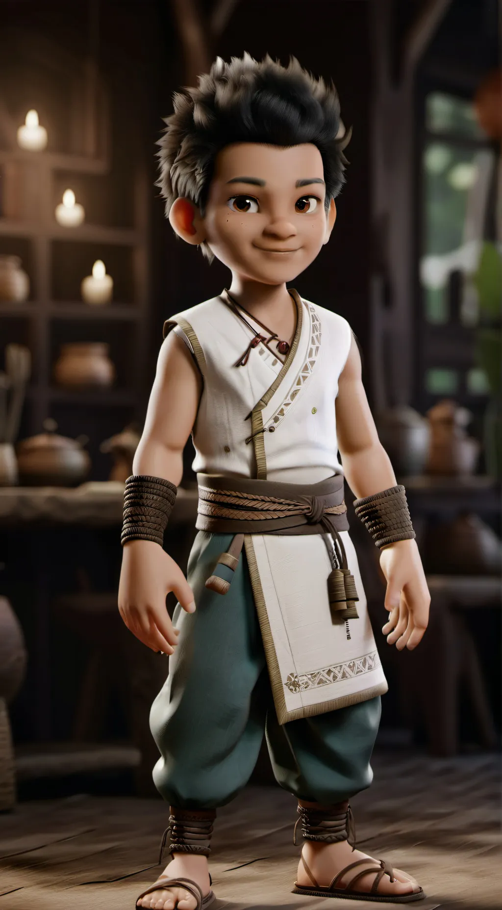 ai character: Boun background