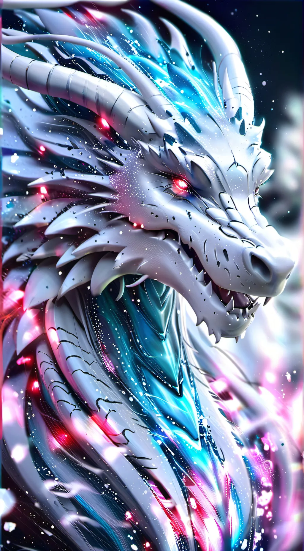 ai character: Izzy the dragon background