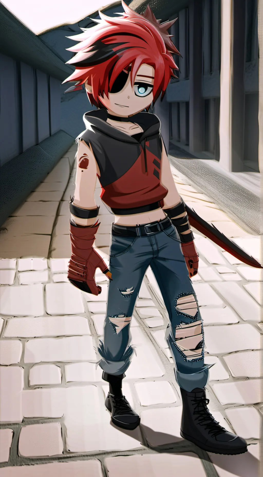 ai character: ~|🔥Shoto❄️|~ background