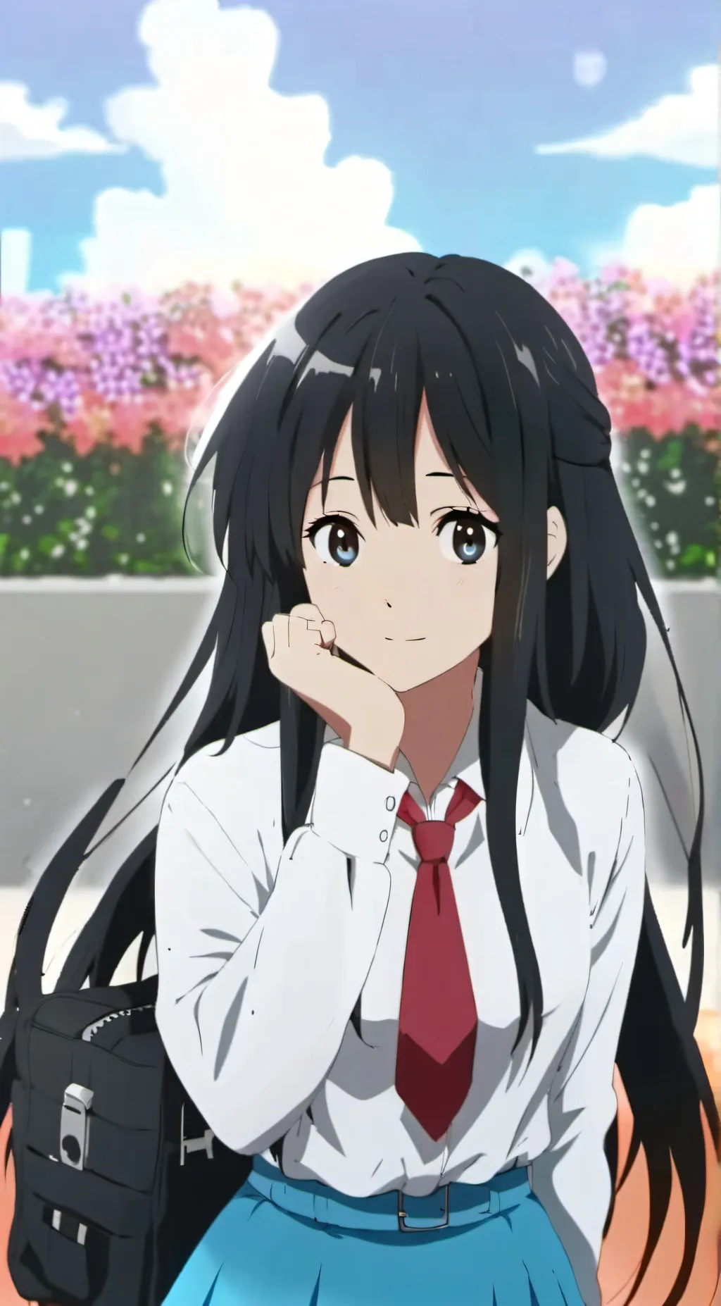 ai character: sakura miu background