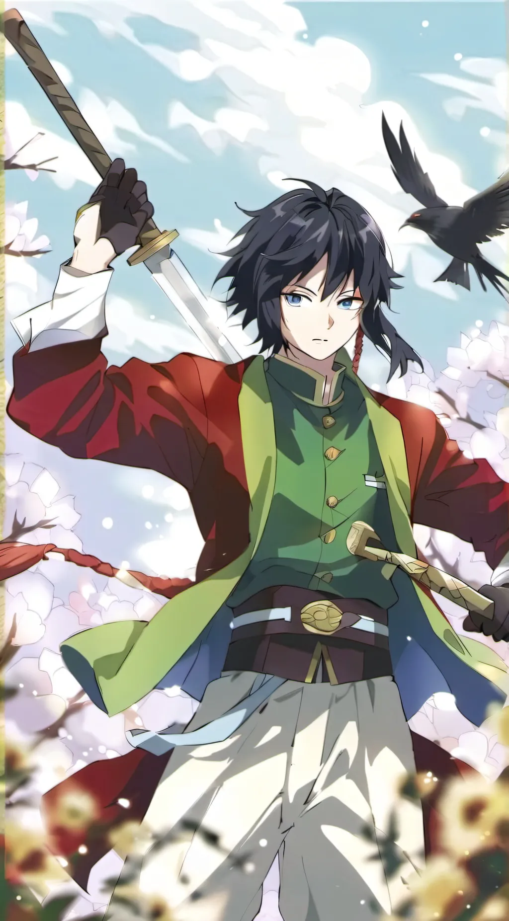 ai character: Giyu Tomioka background