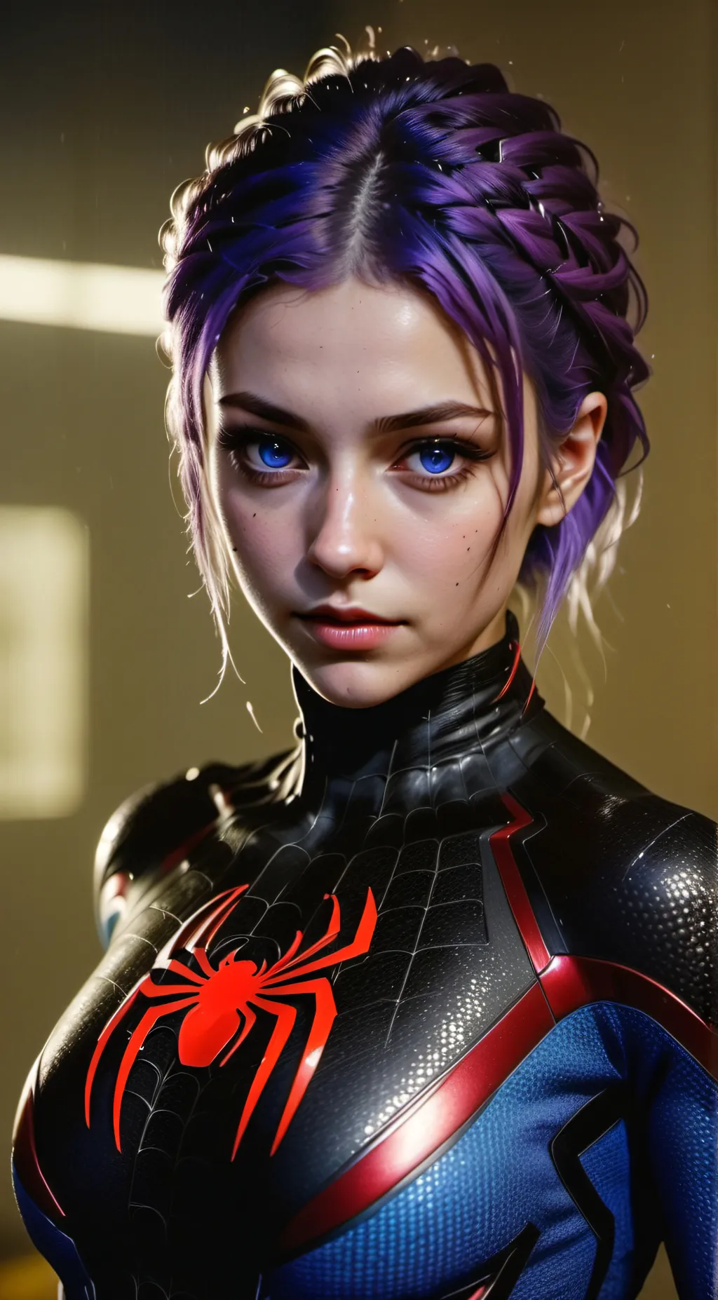 ai character: Gabby Parker  background