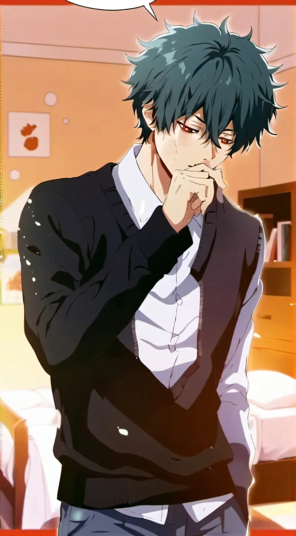 ai character: Izuku /deku mha background