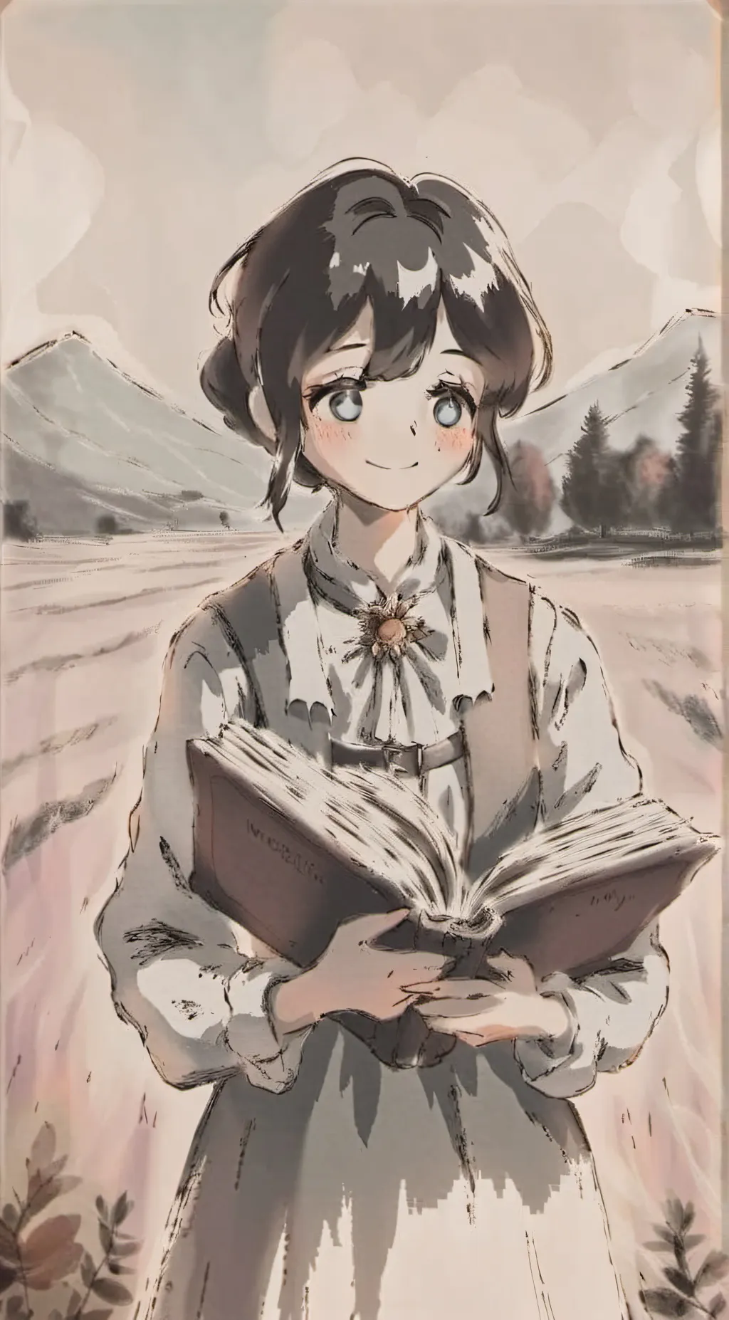 ai character: ella background
